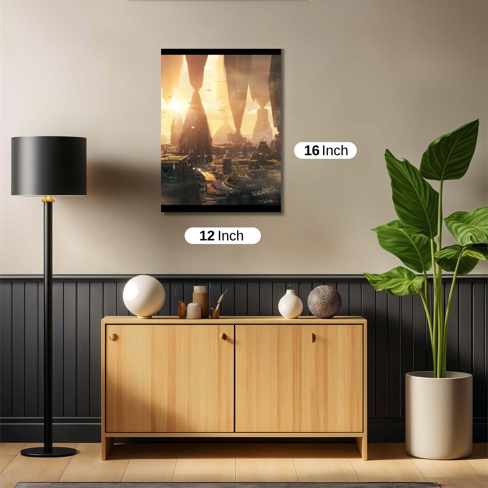 Coruscant Dreamscape Safe Wall Magnetic / M