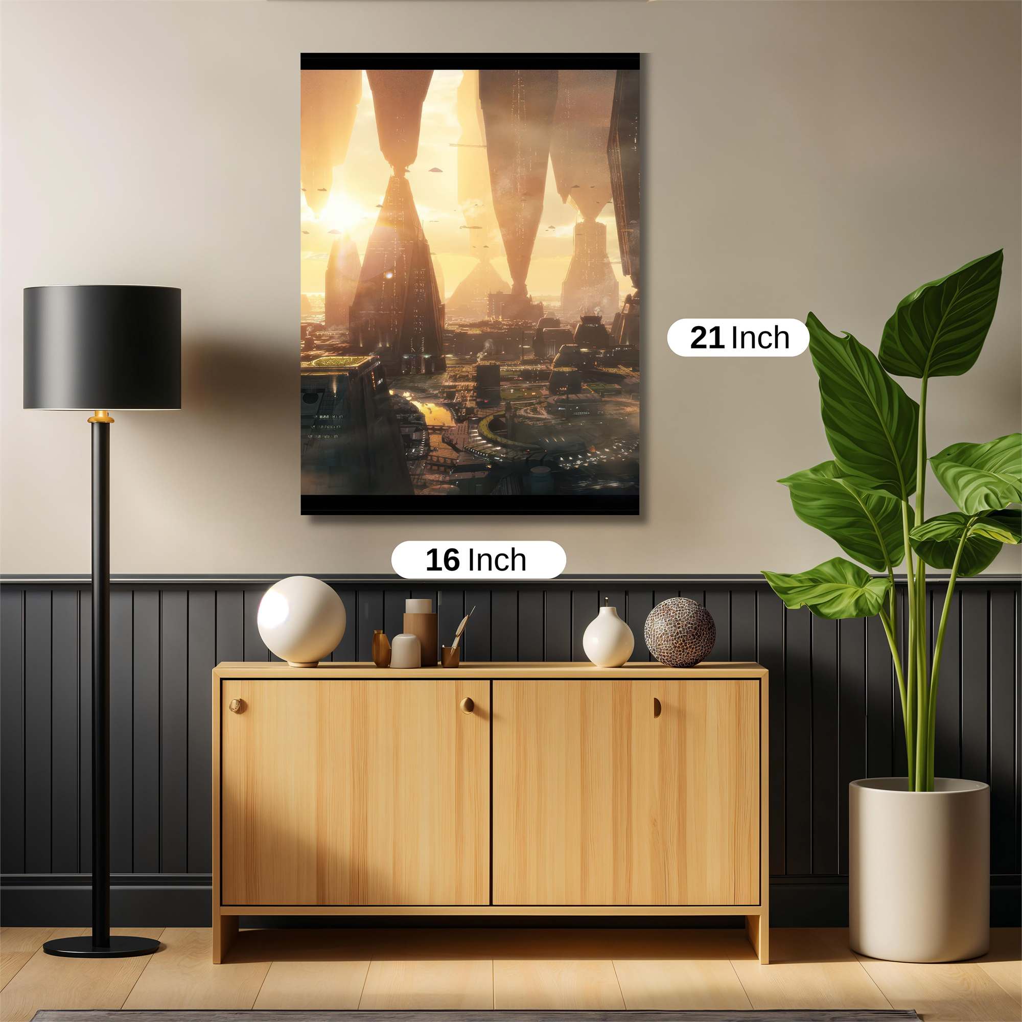 Coruscant Dreamscape Safe Wall Magnetic / M