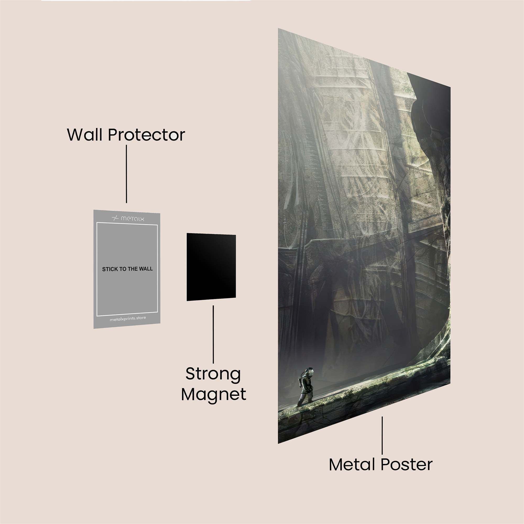 City Serenity Safe Wall Magnetic / M