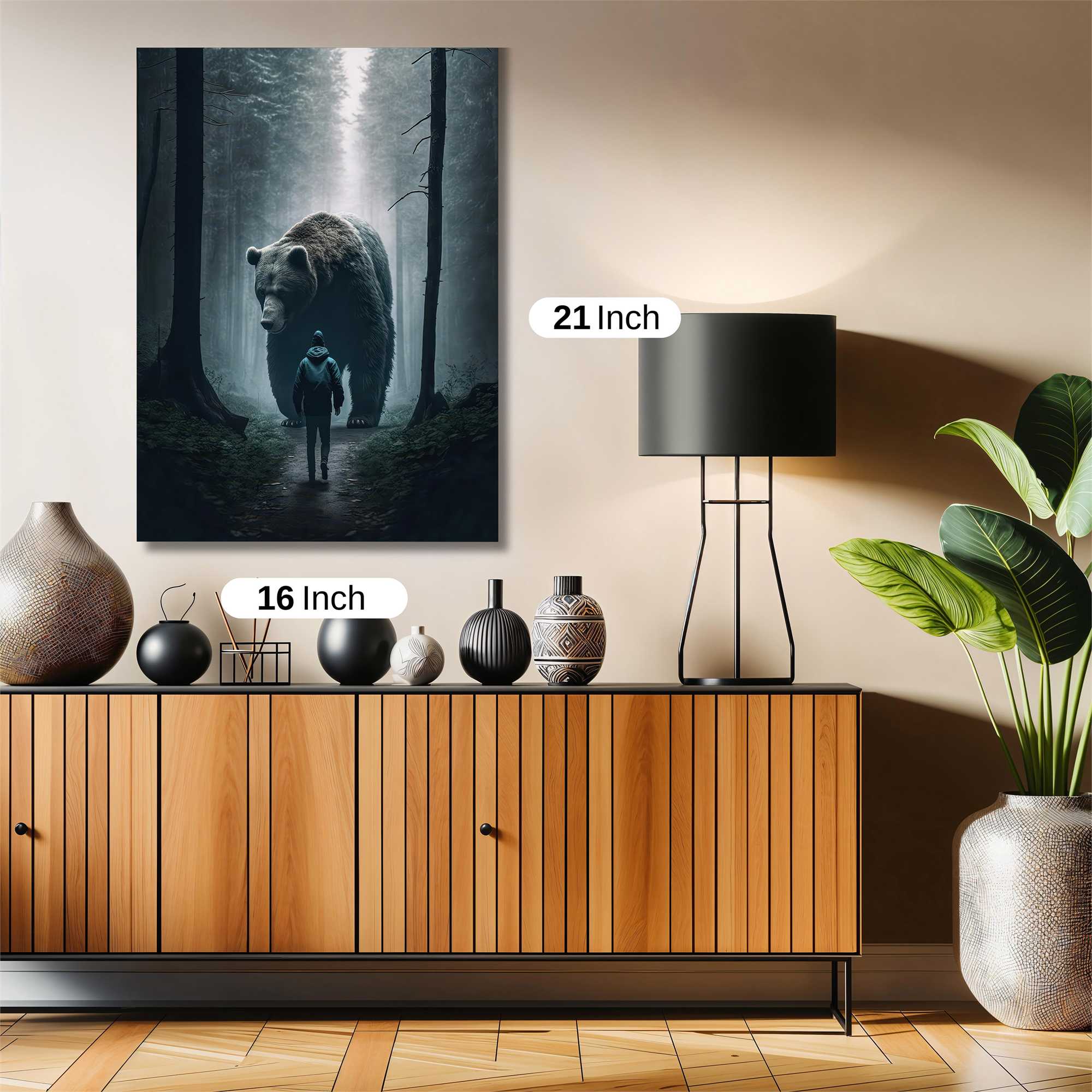 Bear Encounter Safe Wall Magnetic / M