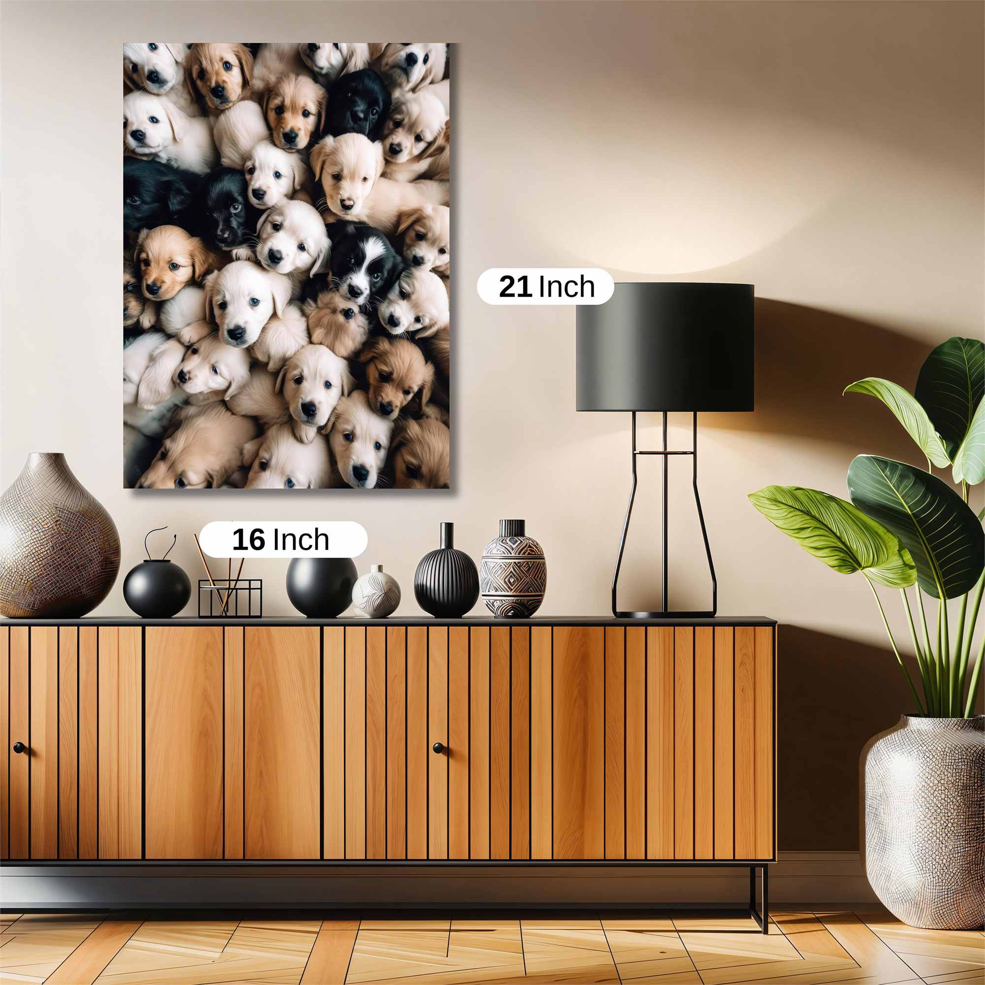 Puppy Bliss Safe Wall Magnetic / M