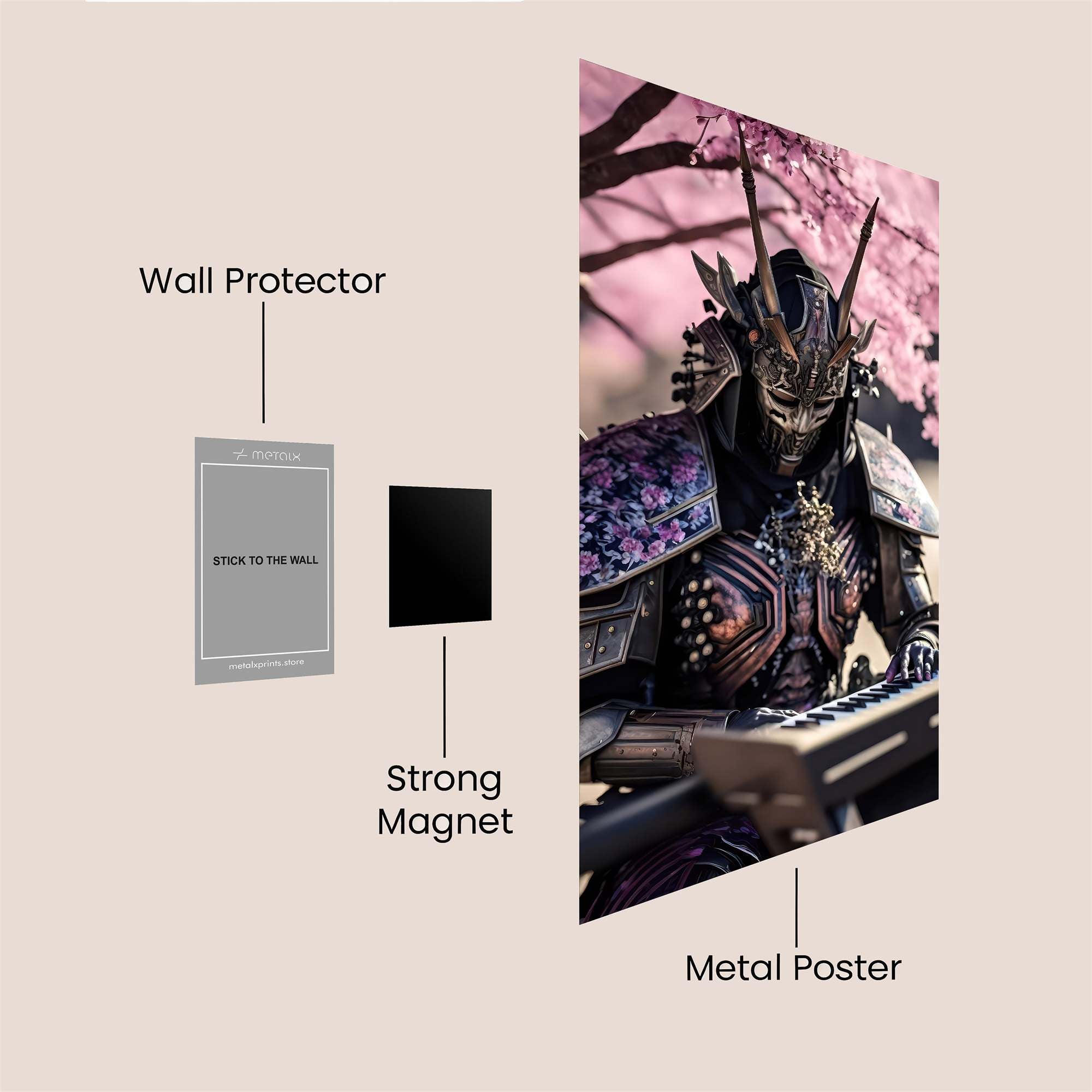 Samurai Serenity Safe Wall Magnetic / M