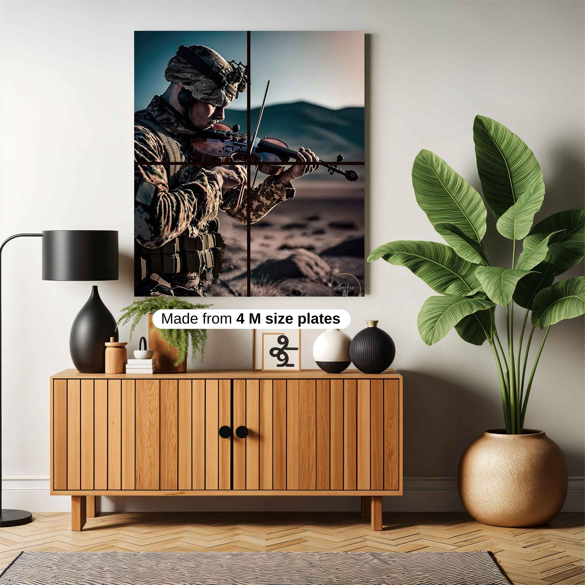 Violinist Valor Safe Wall Magnetic / M
