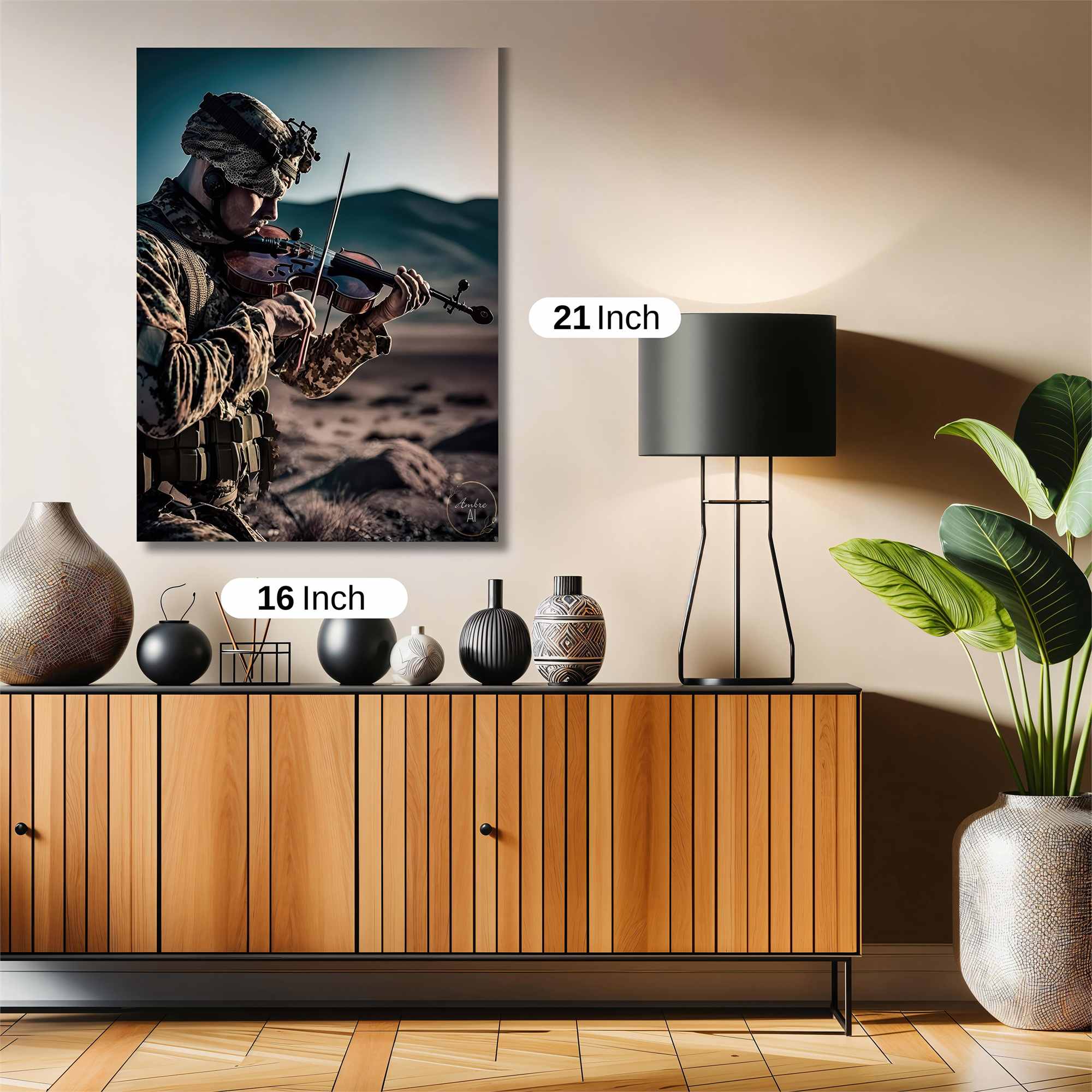 Violinist Valor Safe Wall Magnetic / M