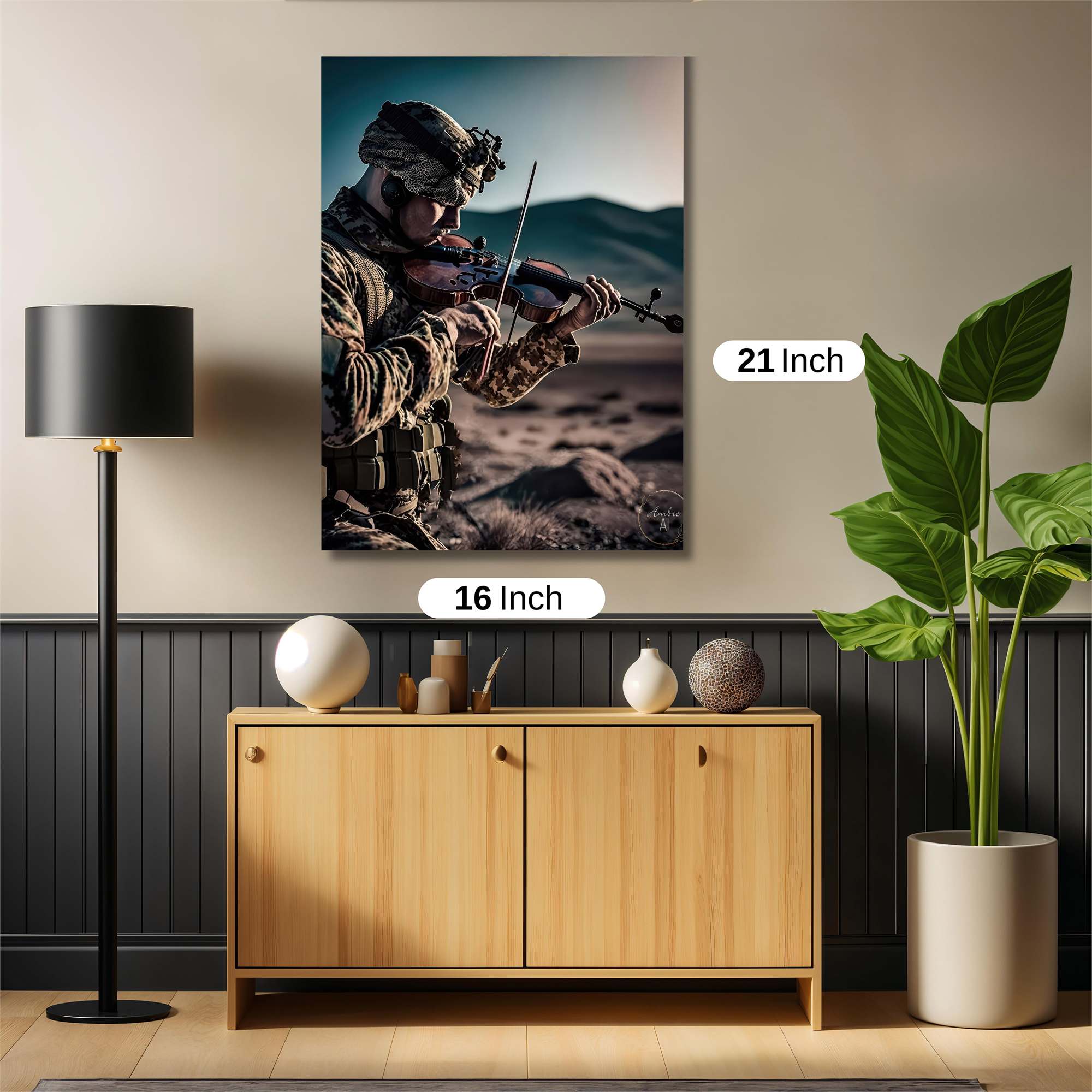 Violinist Valor Safe Wall Magnetic / M