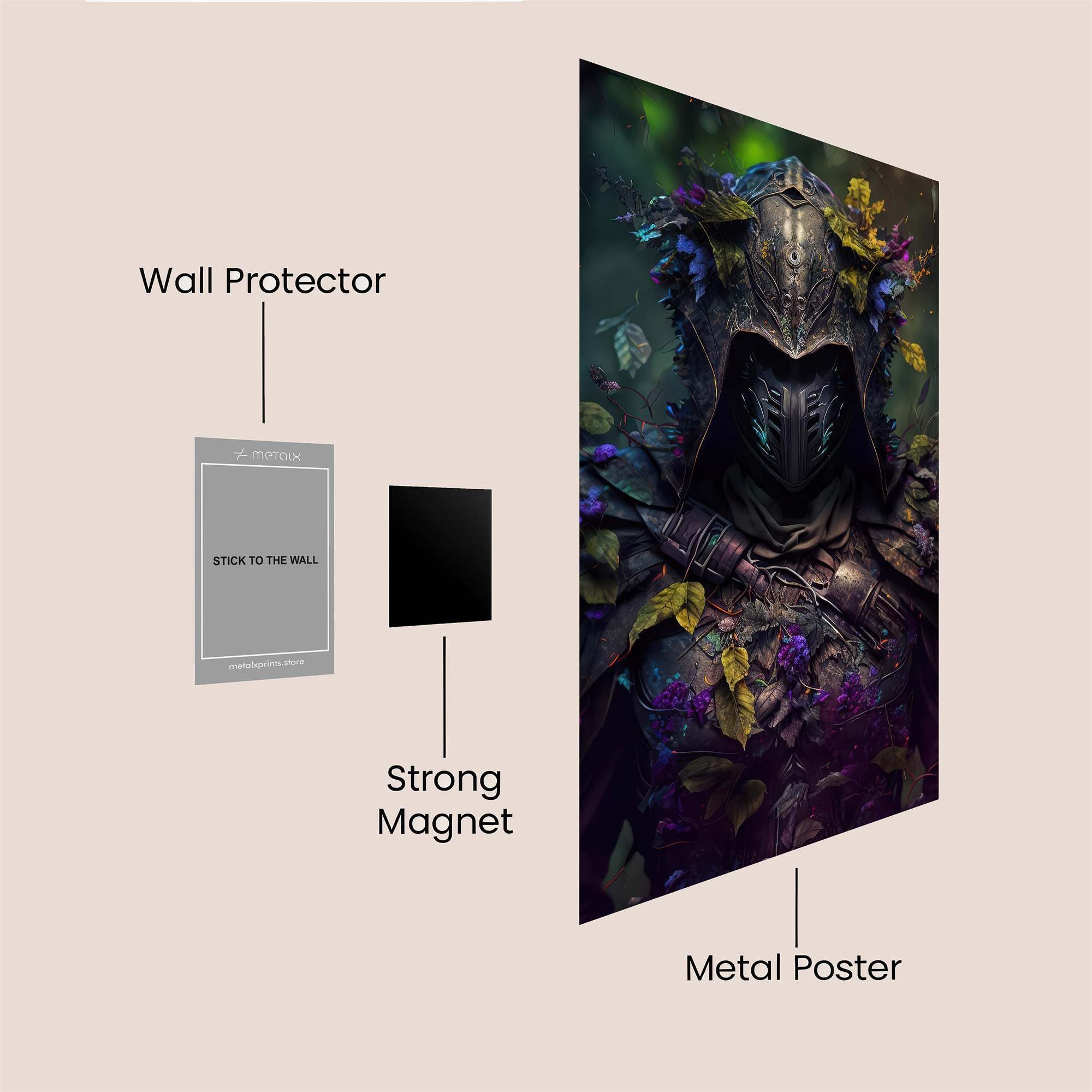 Forest Guardian Safe Wall Magnetic / M