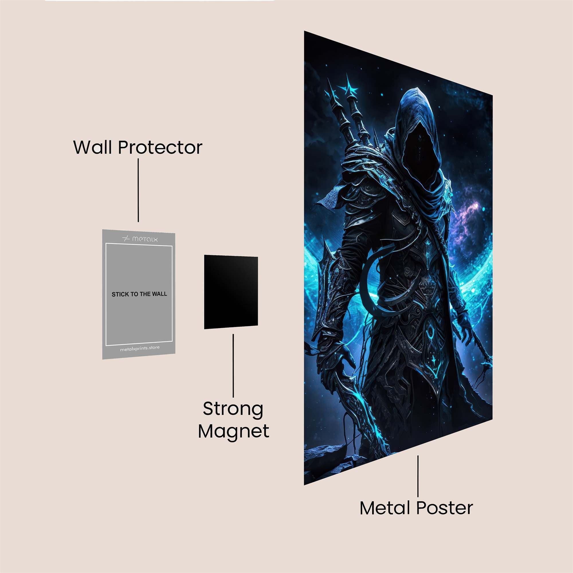 Shadow Enigma Safe Wall Magnetic / M