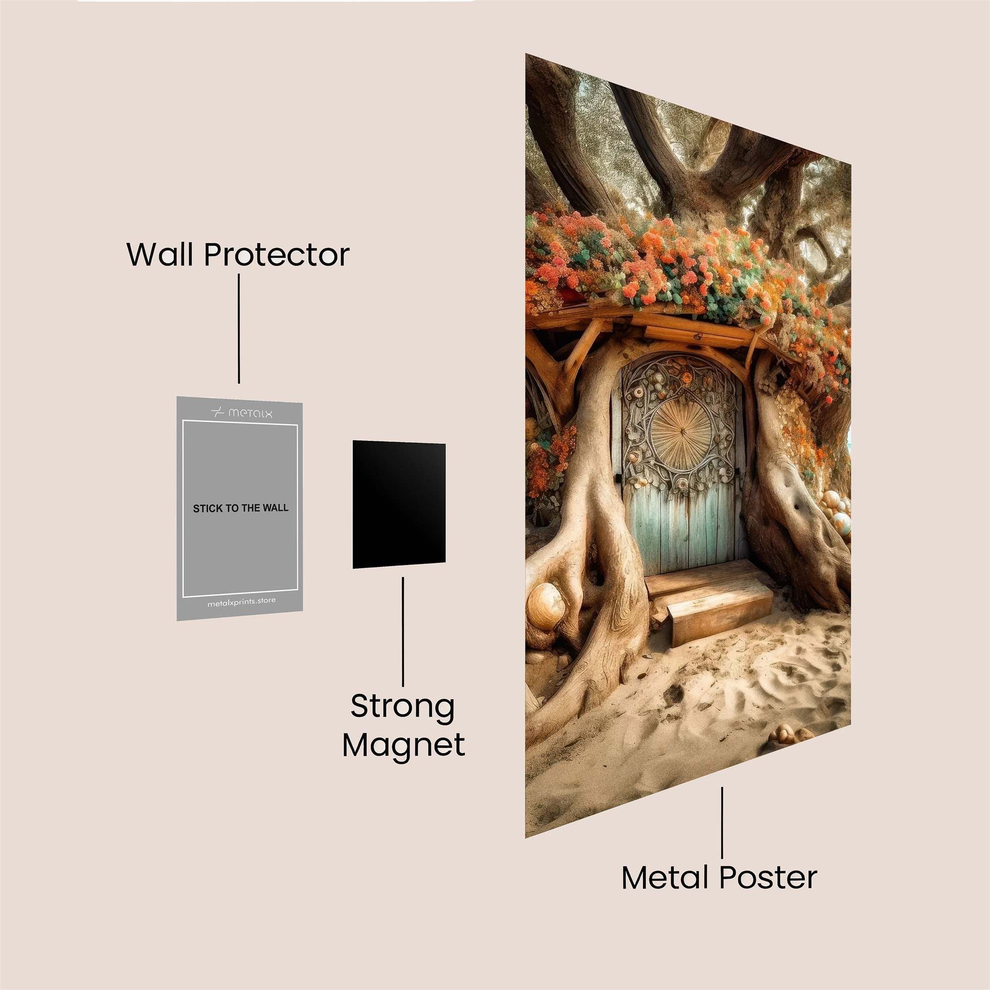 Treehouse Tranquil Safe Wall Magnetic / M