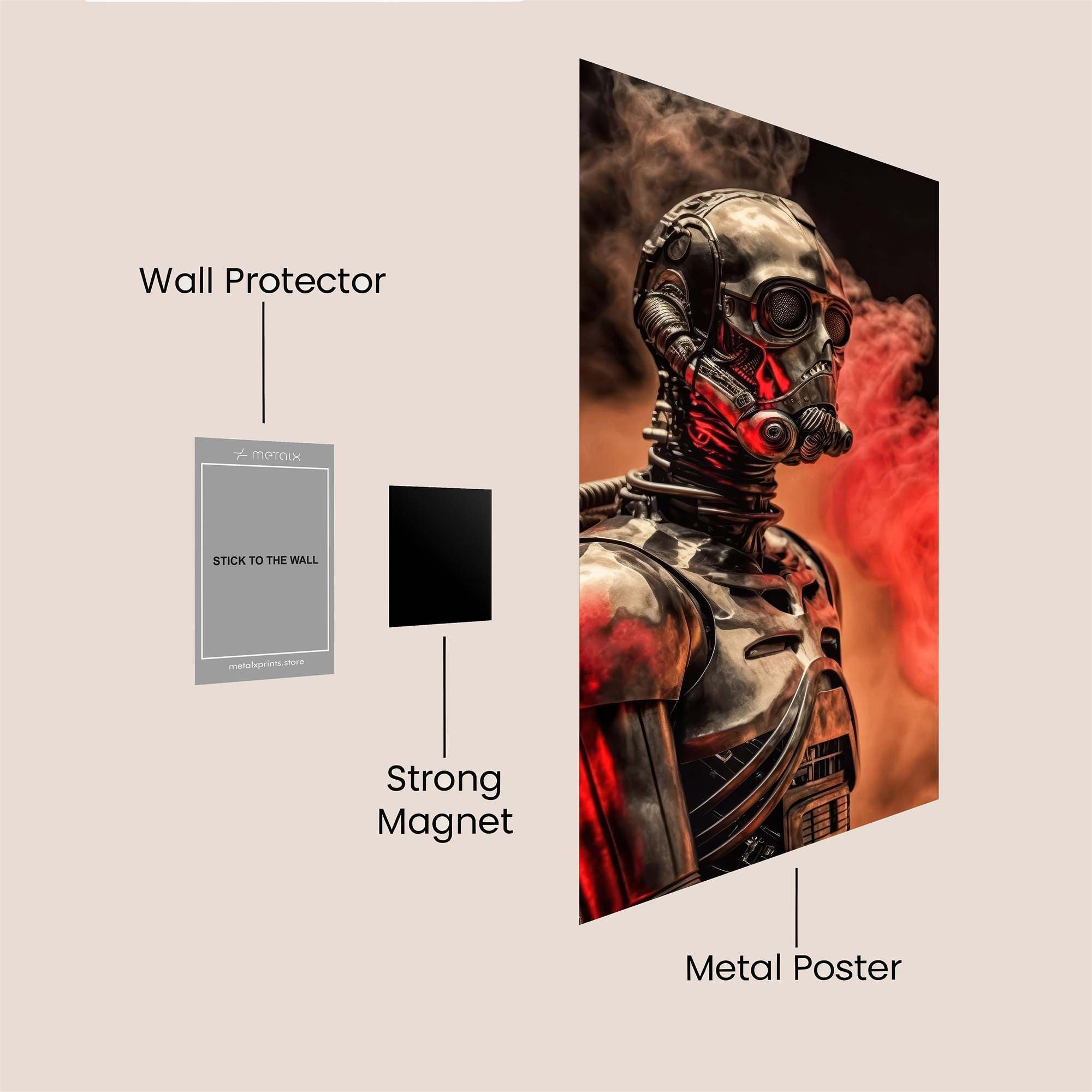Terminator Gloom Safe Wall Magnetic / M