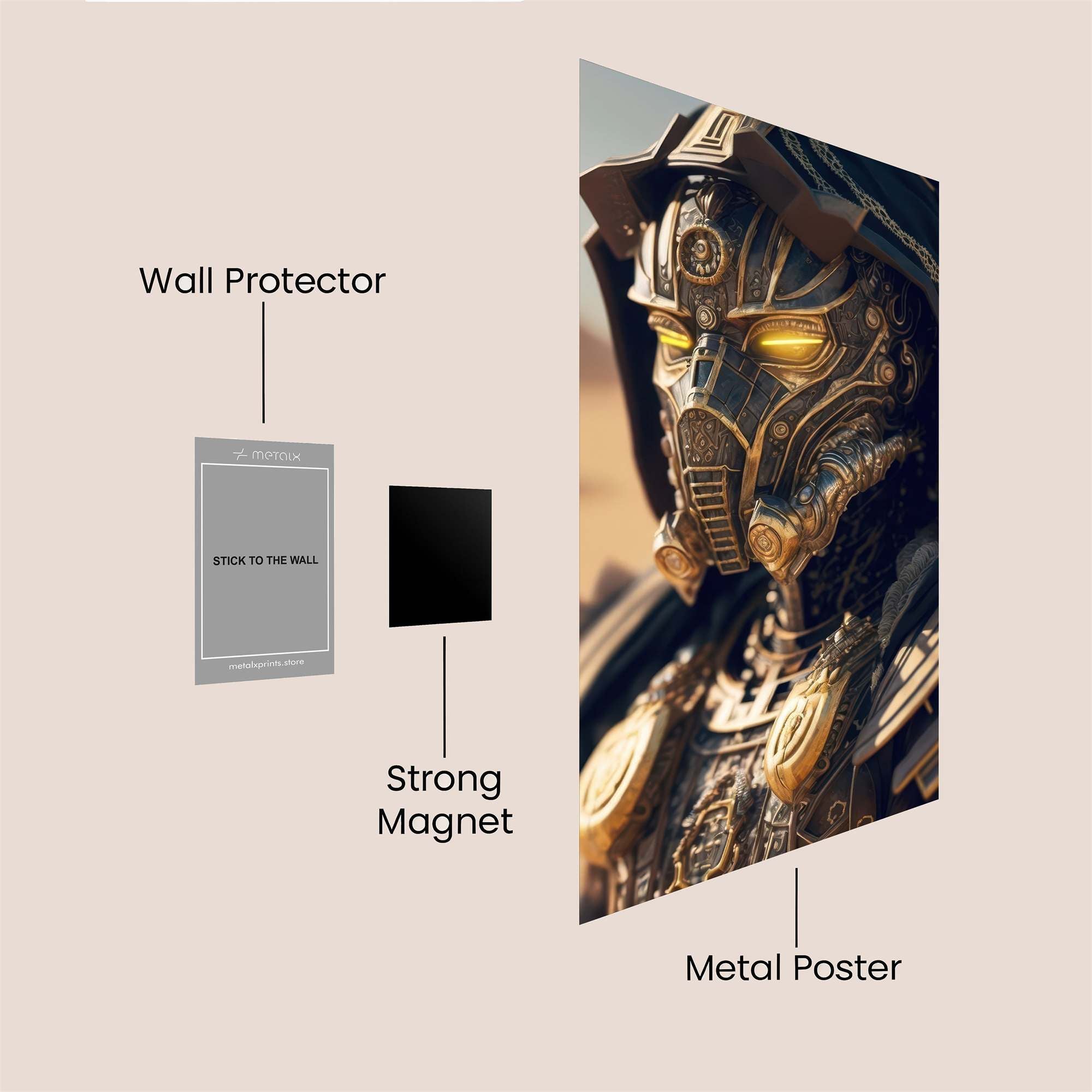 Anubis Enigma Safe Wall Magnetic / M