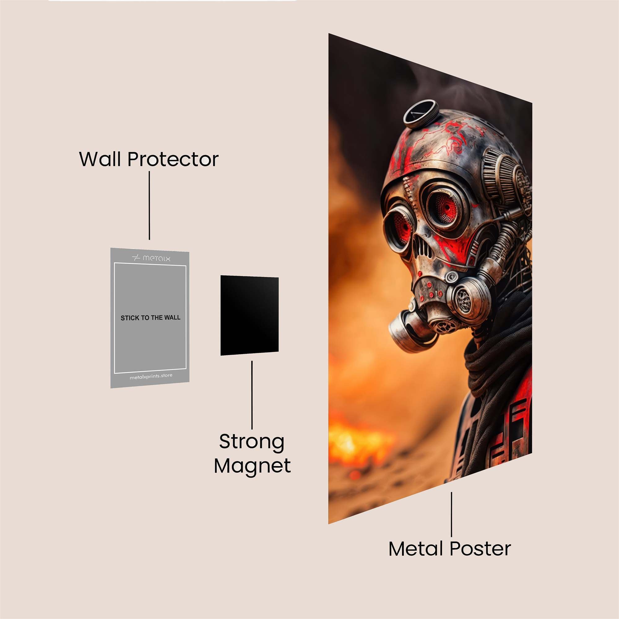 Doom Sentinel Safe Wall Magnetic / M