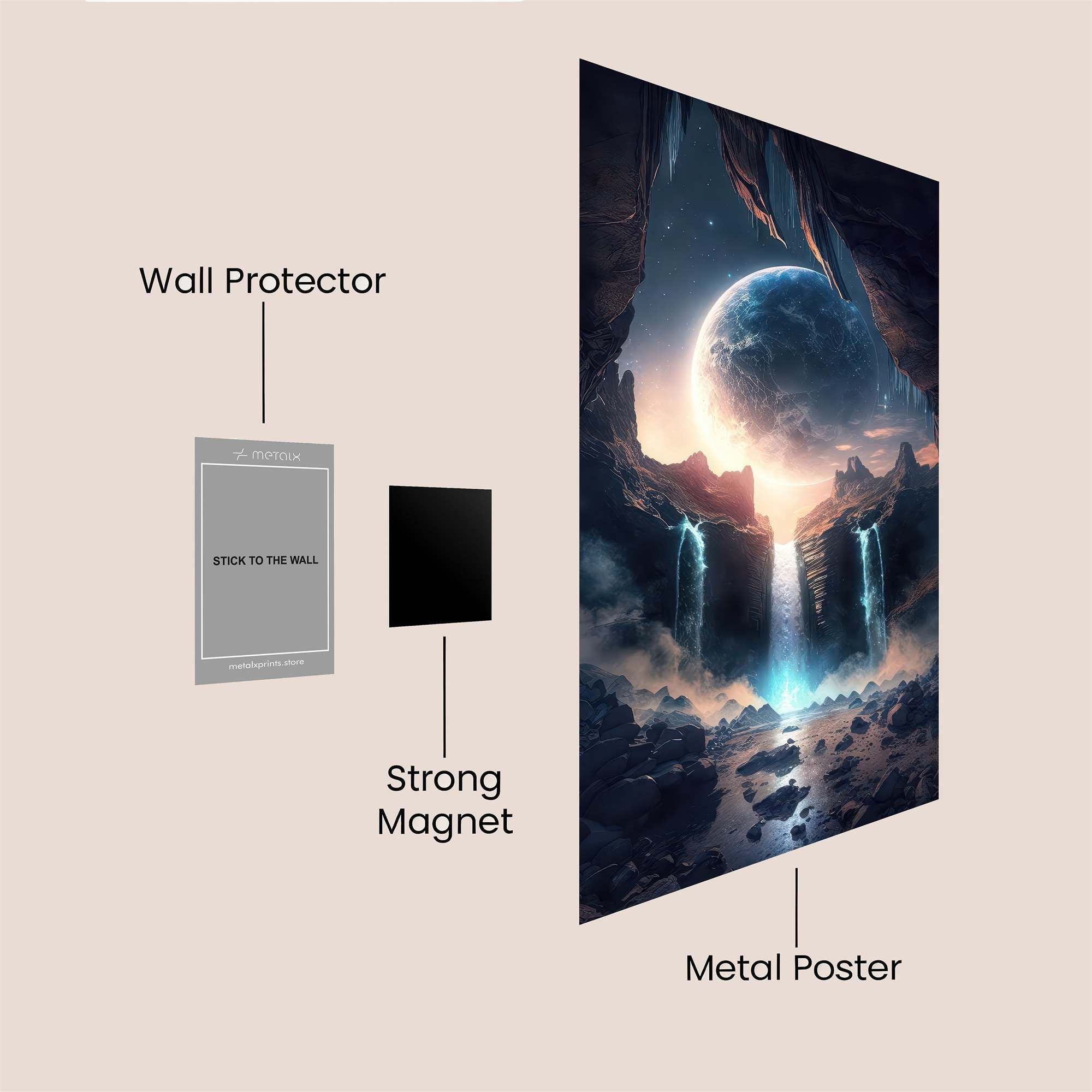 Moonlit Wonder Safe Wall Magnetic / M