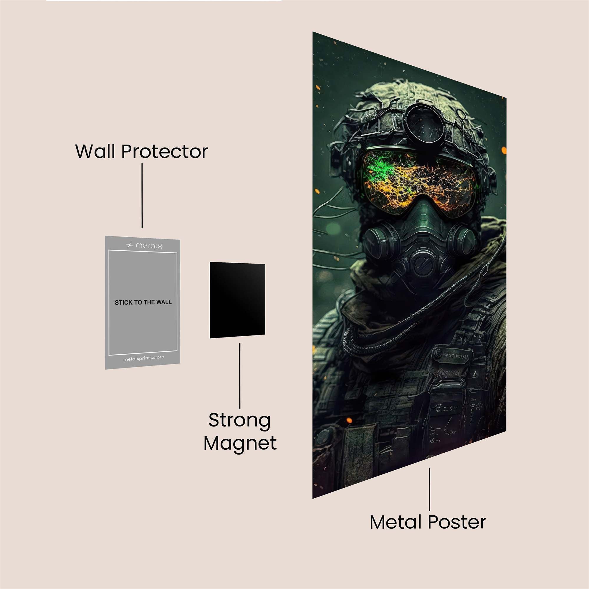 Soldier Surge Safe Wall Magnetic / M