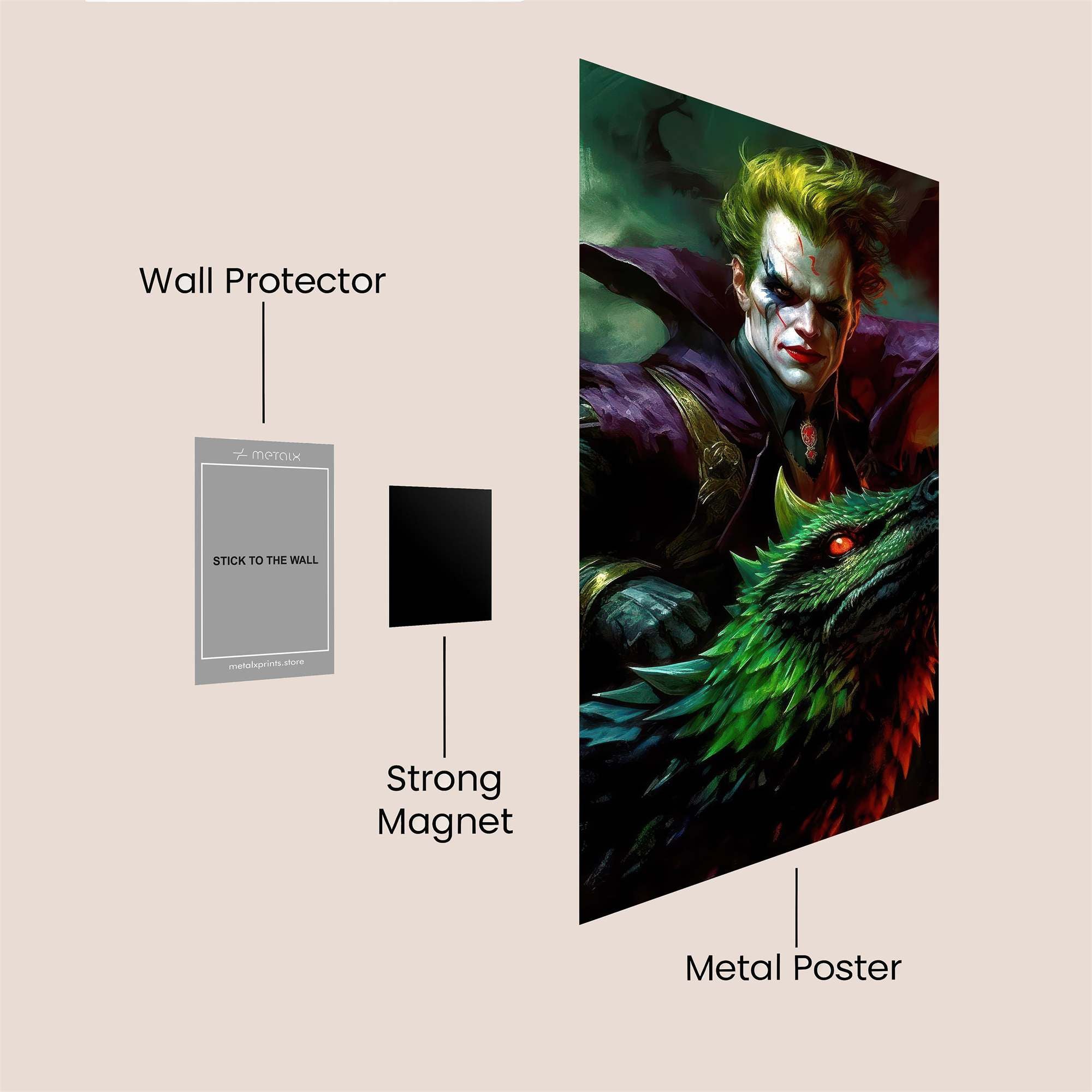 Joker Enigma Safe Wall Magnetic / M