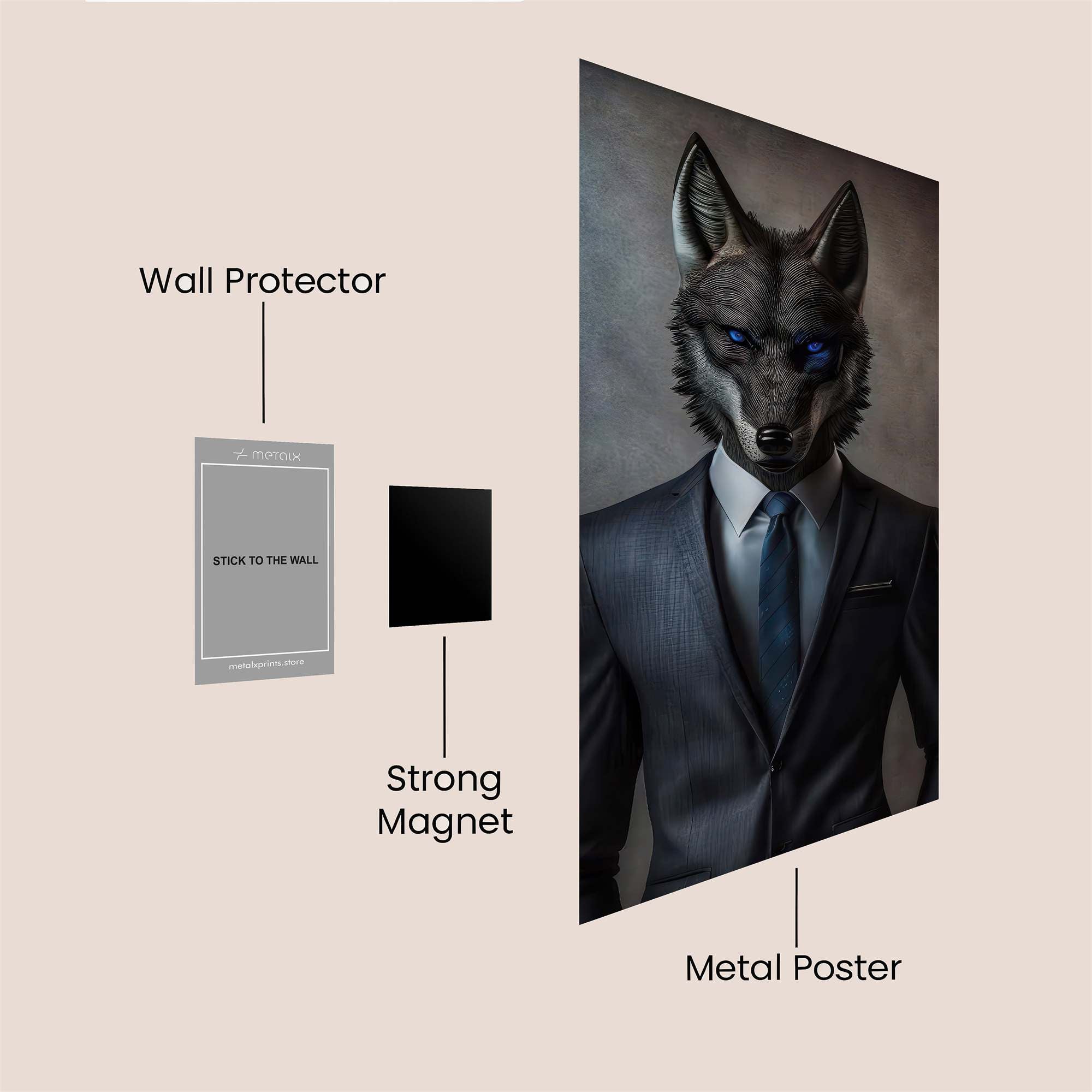 Wolf Enigma Safe Wall Magnetic / M