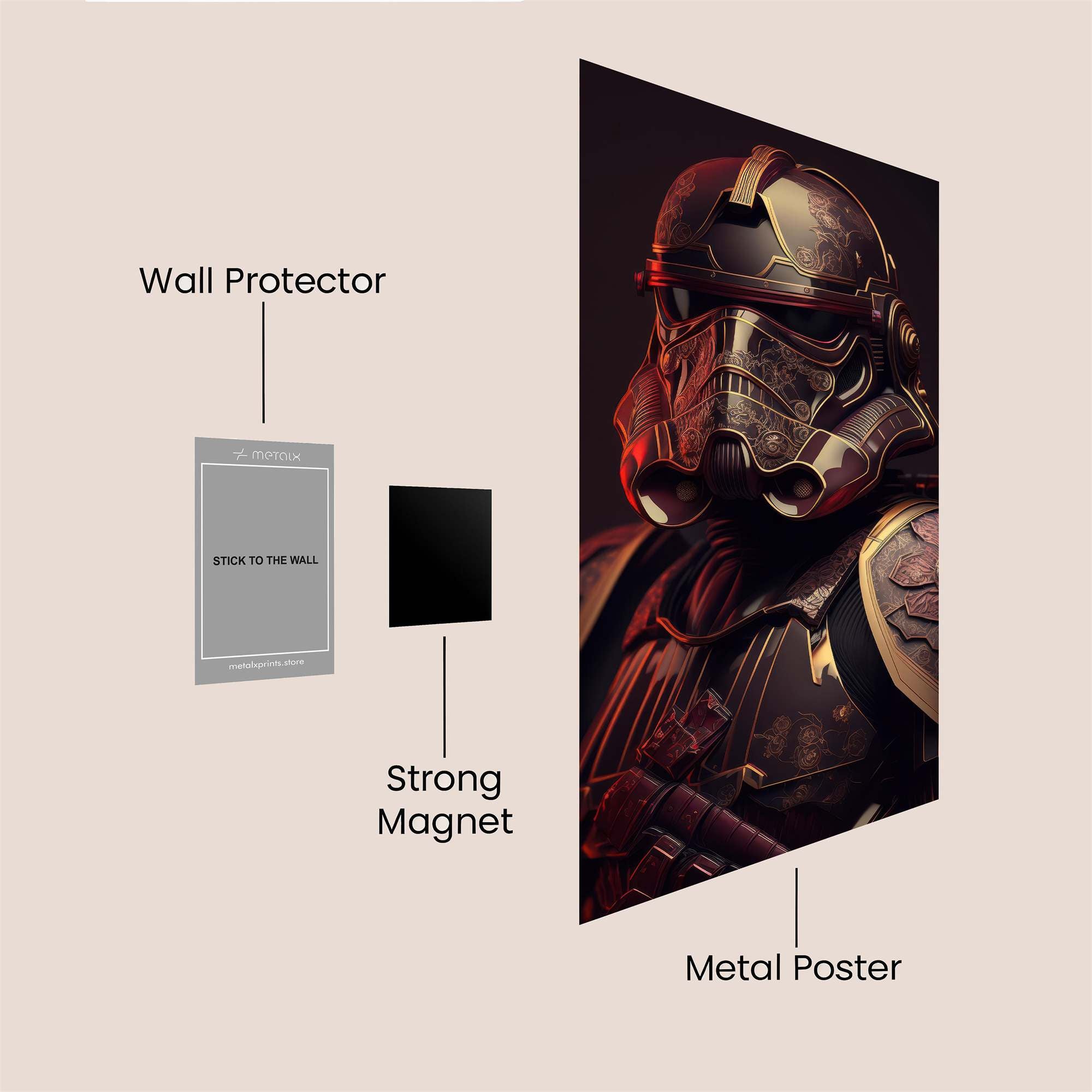 Trooper Twilight Safe Wall Magnetic / M