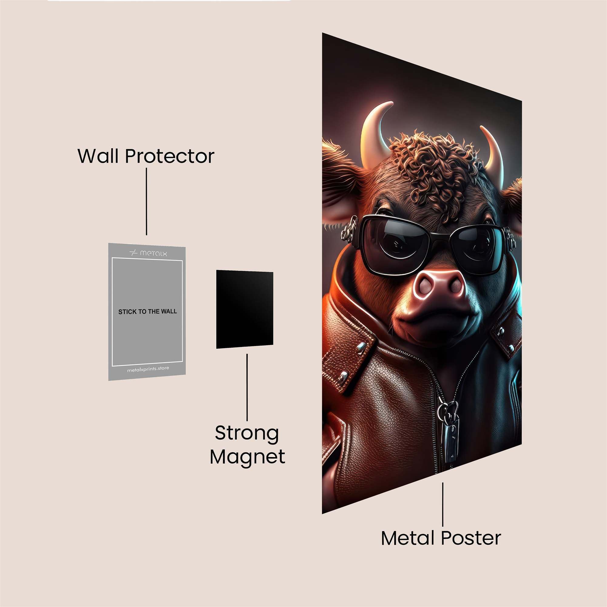 Biker Swagger Safe Wall Magnetic / M