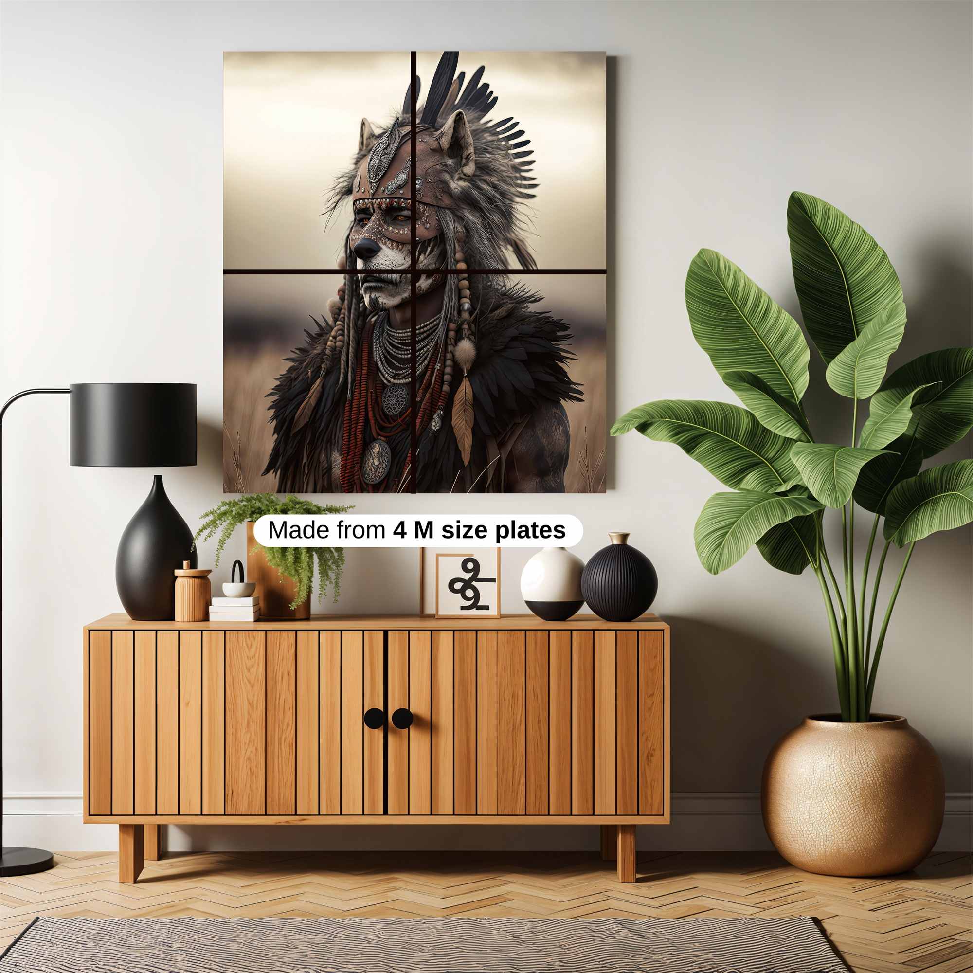 Wolf Spirit Safe Wall Magnetic / M