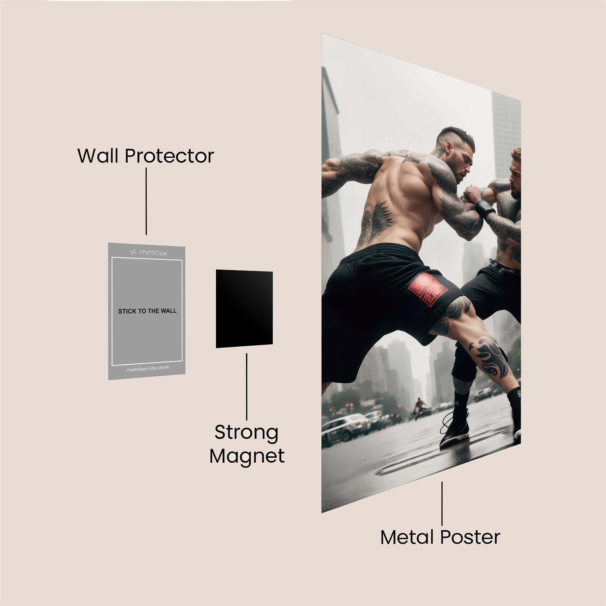Urban Clash Safe Wall Magnetic / M