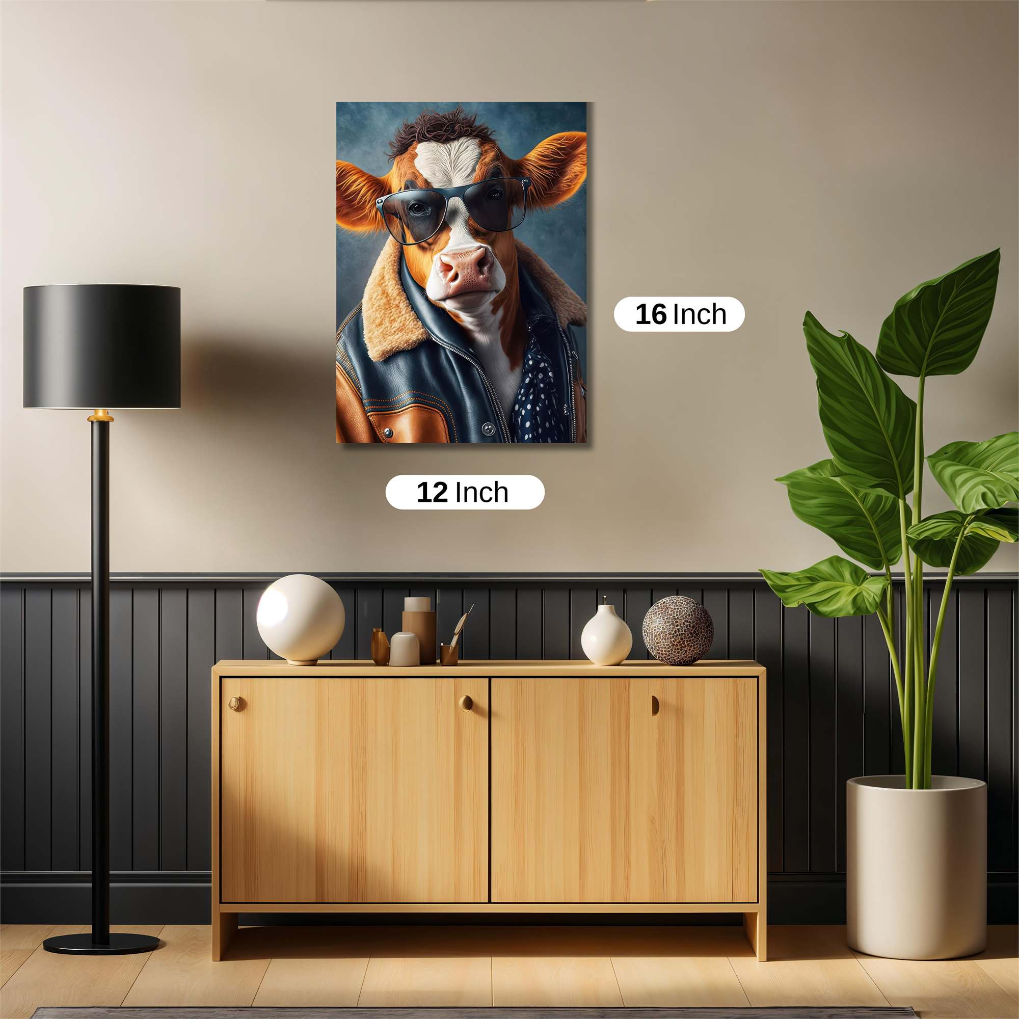 Cool Cow Safe Wall Magnetic / M