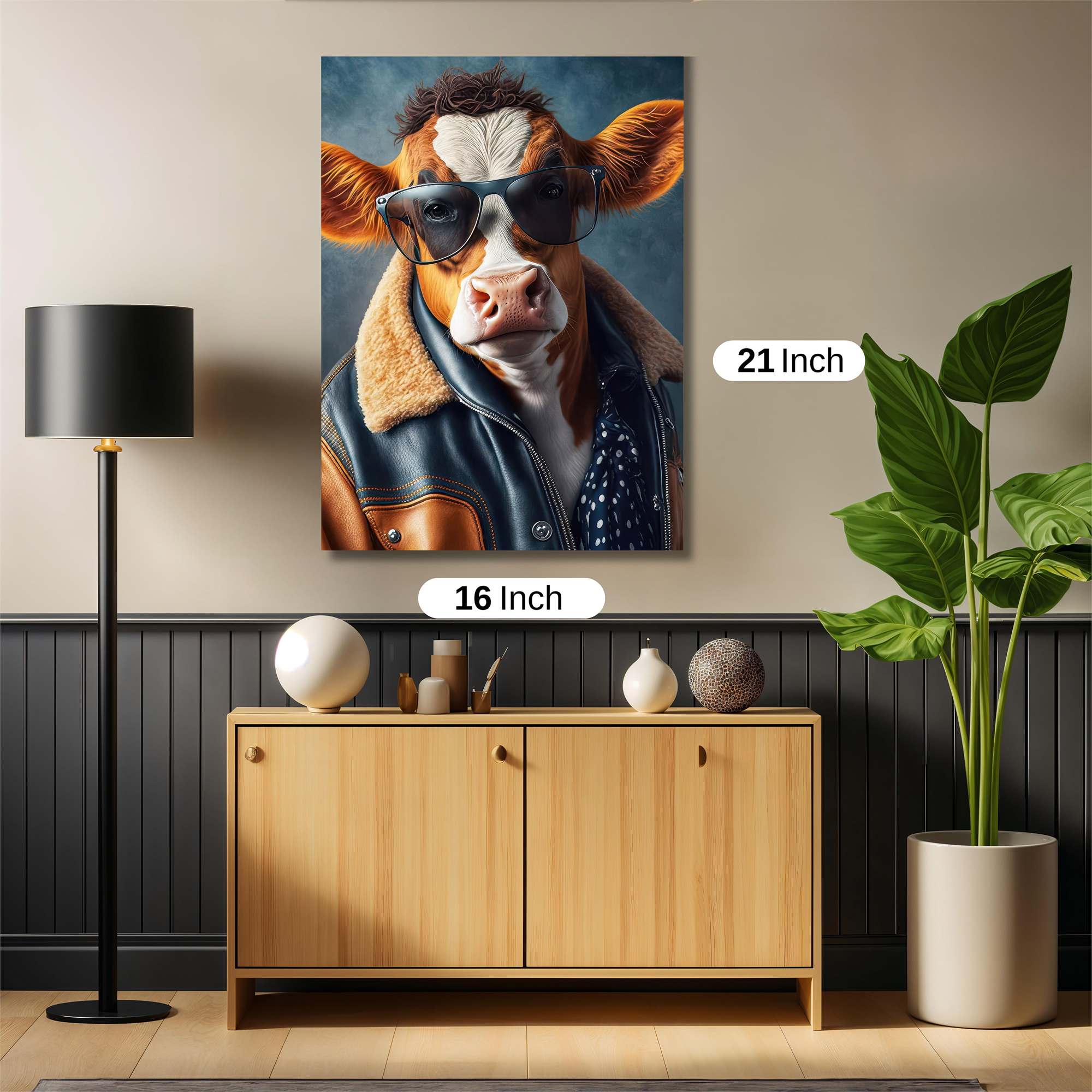 Cool Cow Safe Wall Magnetic / M