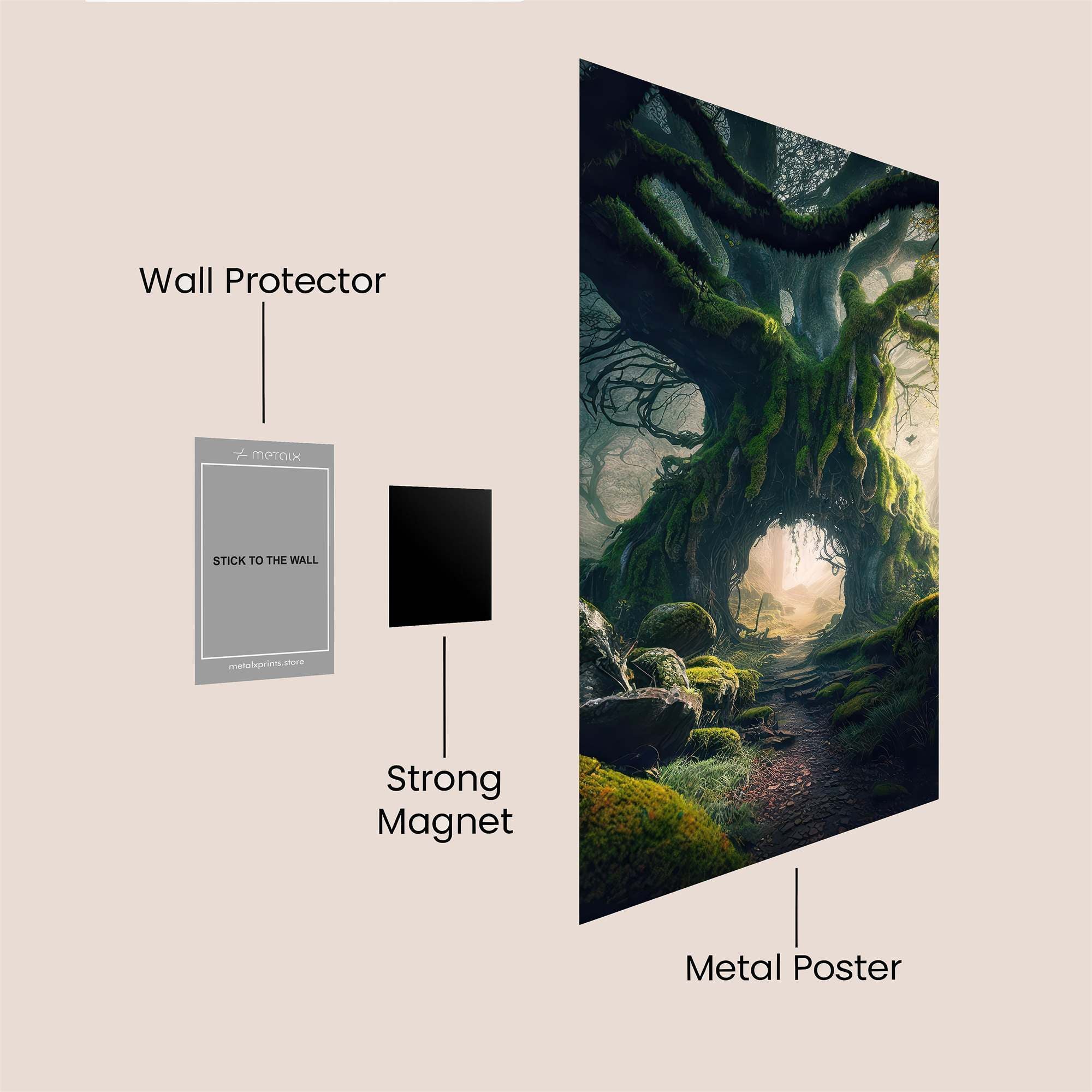 Mystic Passage Safe Wall Magnetic / M