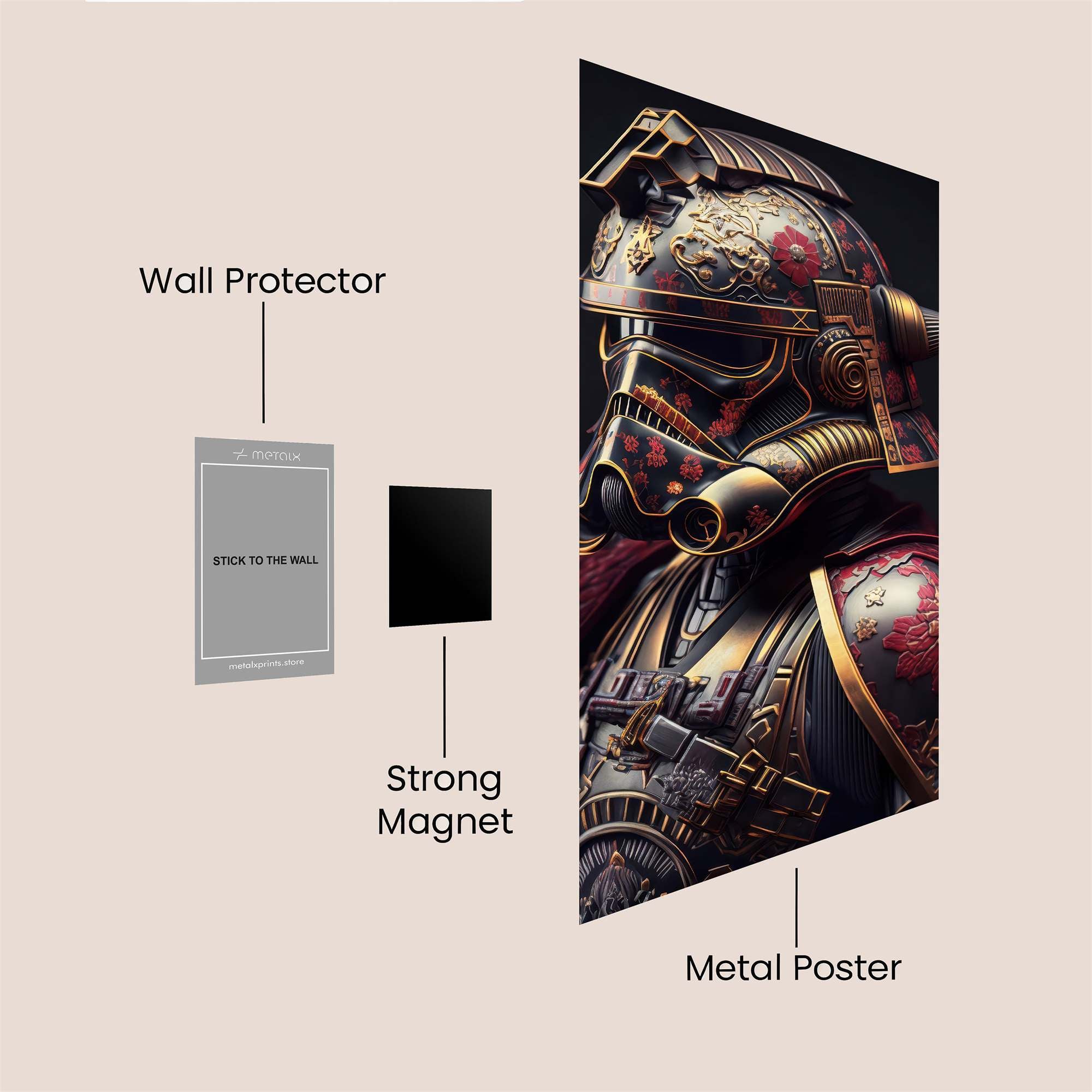 Samurai Serenity Safe Wall Magnetic / M