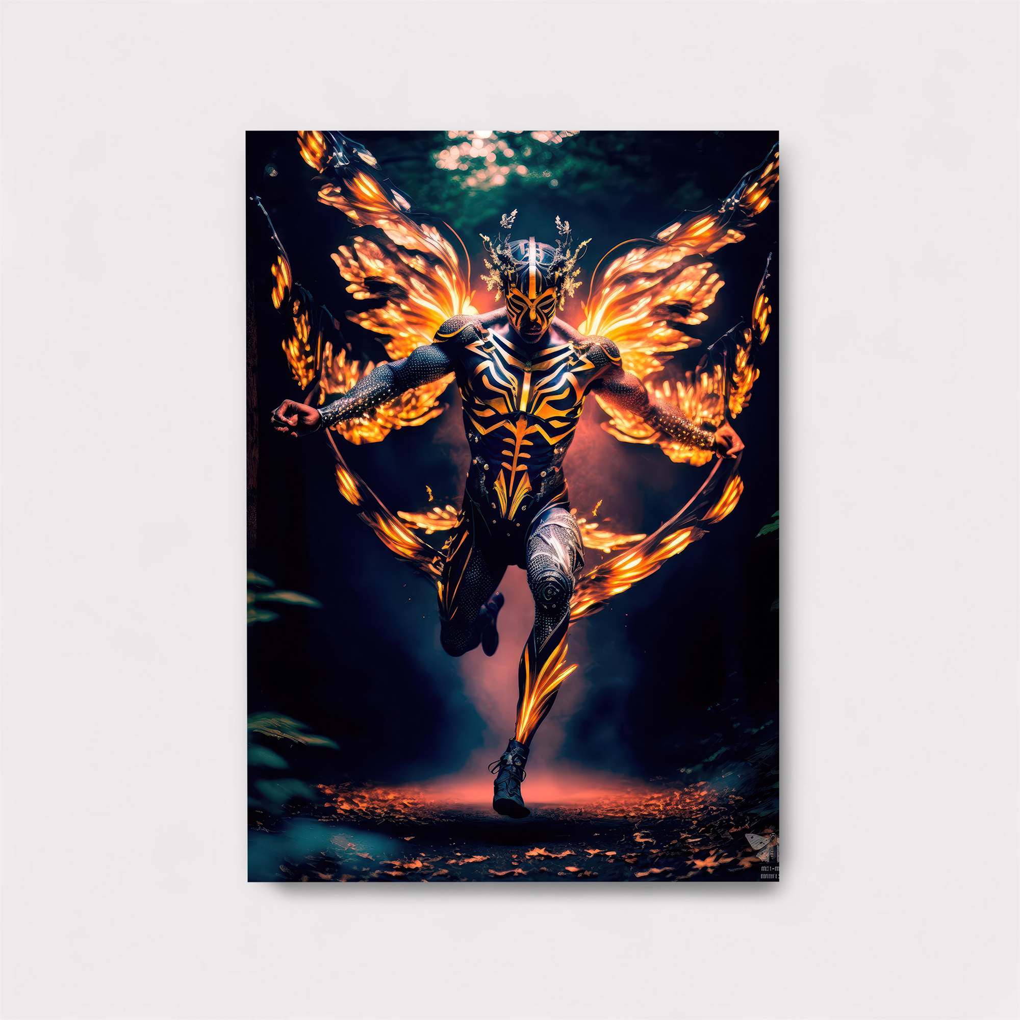 Flame Warrior Safe Wall Magnetic / M