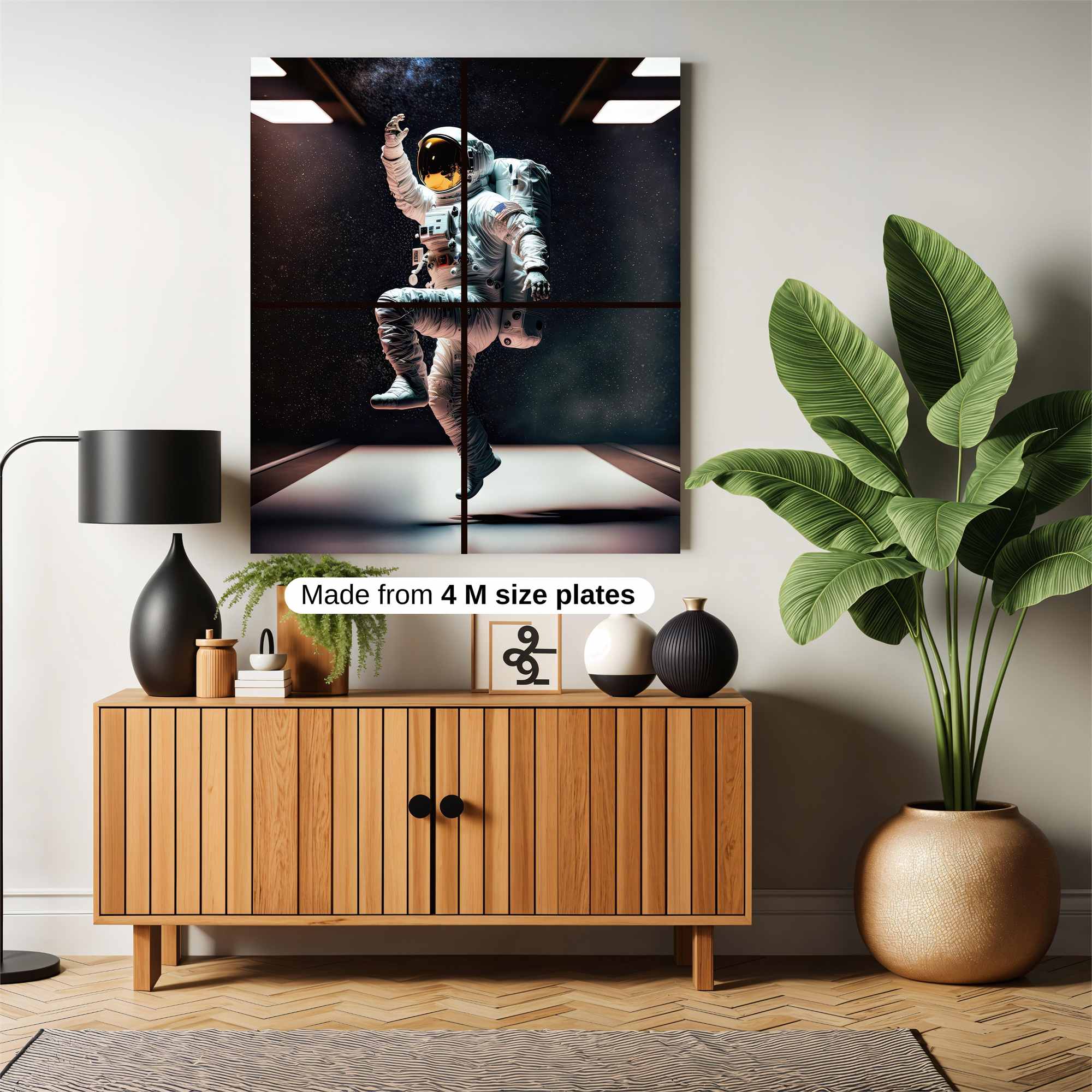 Astronaut Leap Safe Wall Magnetic / M