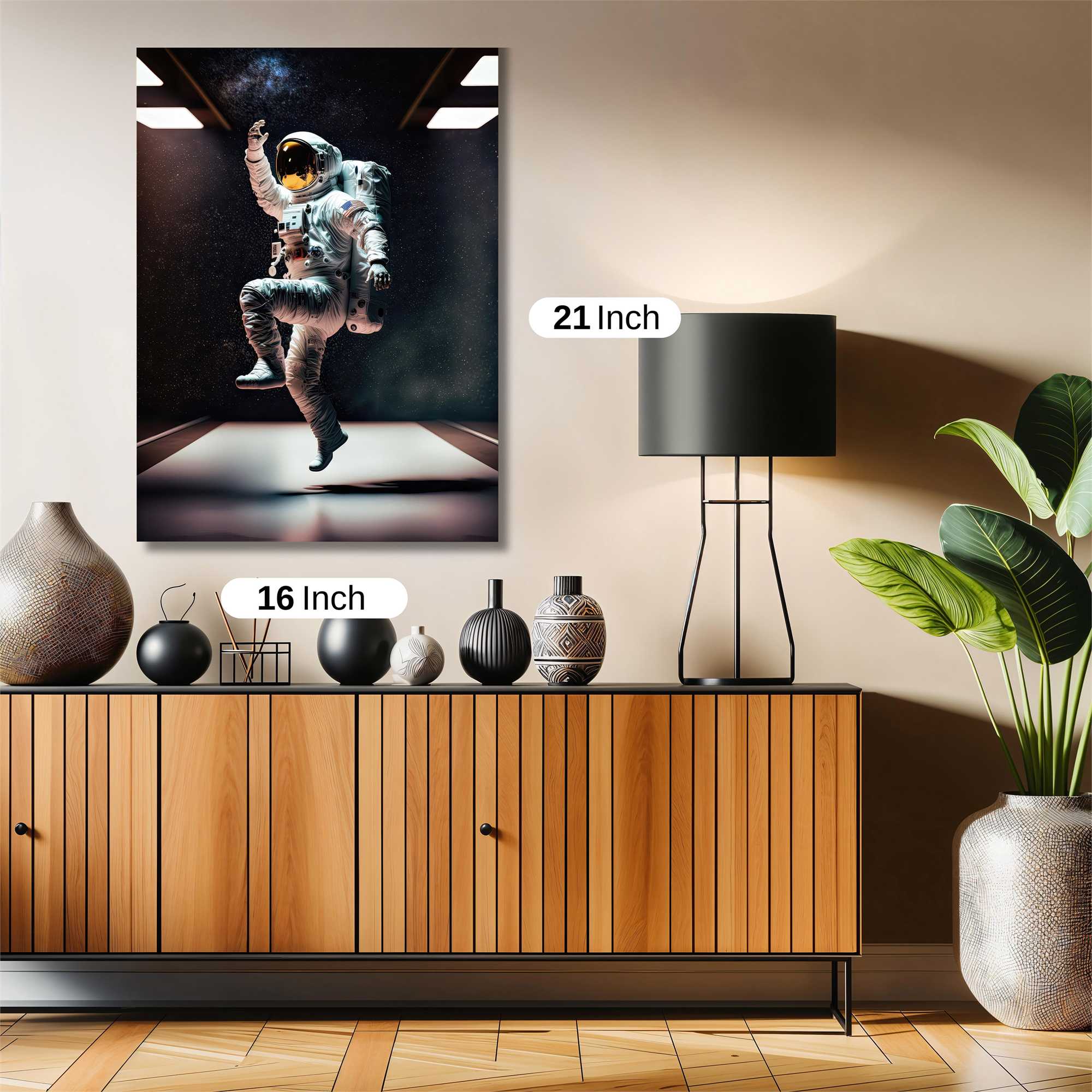 Astronaut Leap Safe Wall Magnetic / M