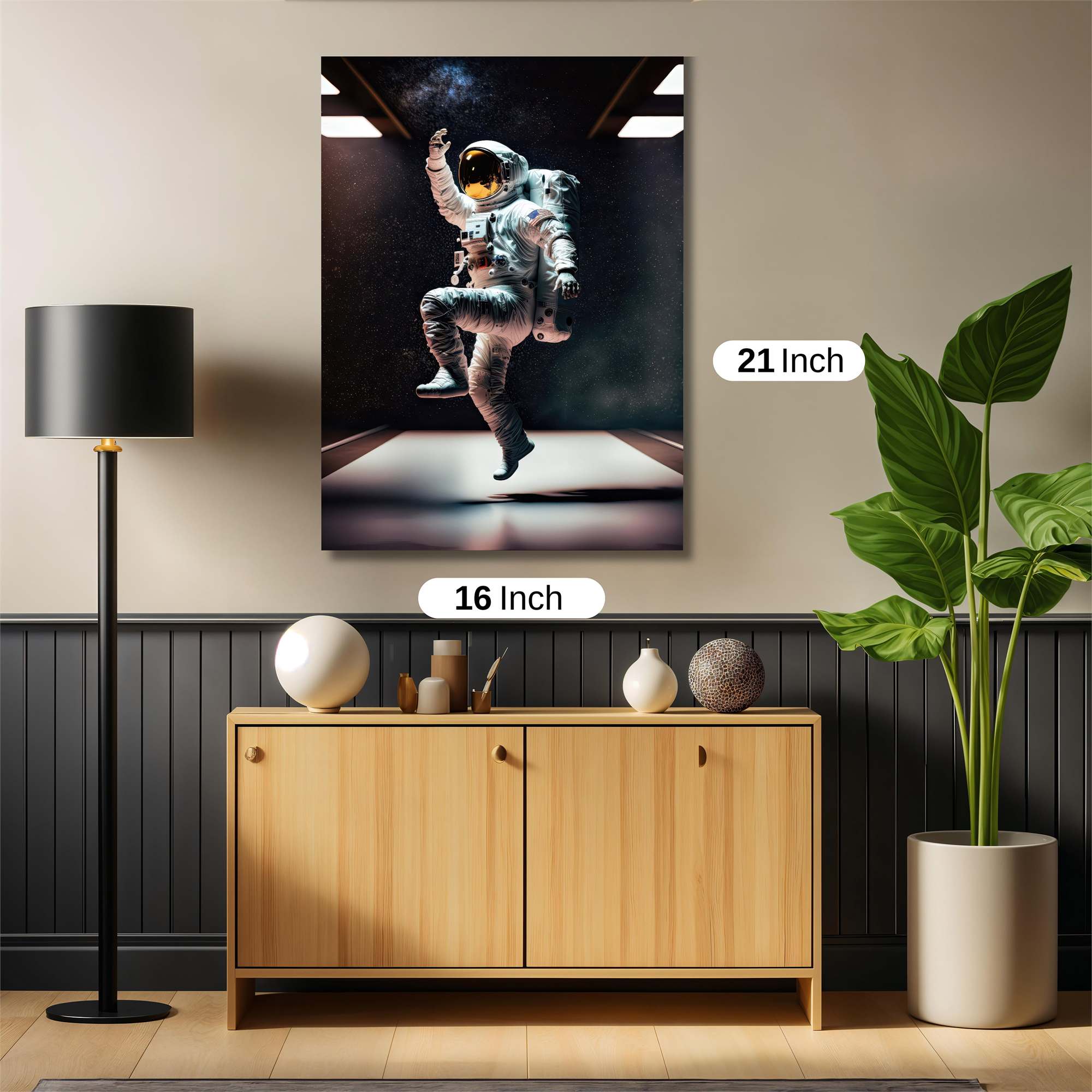 Astronaut Leap Safe Wall Magnetic / M