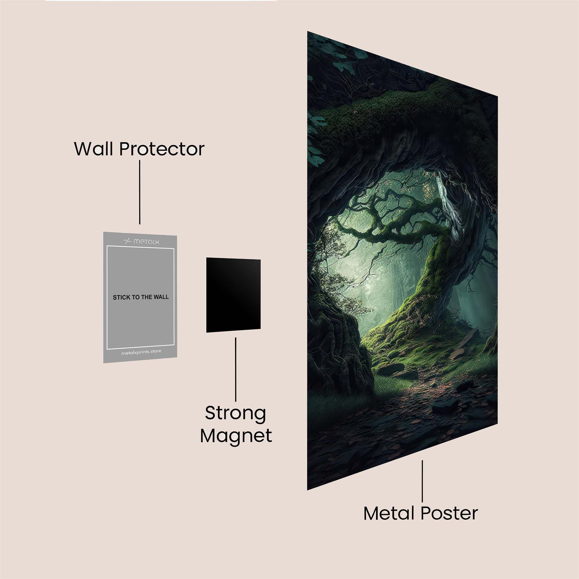 Forest Whisper Safe Wall Magnetic / M