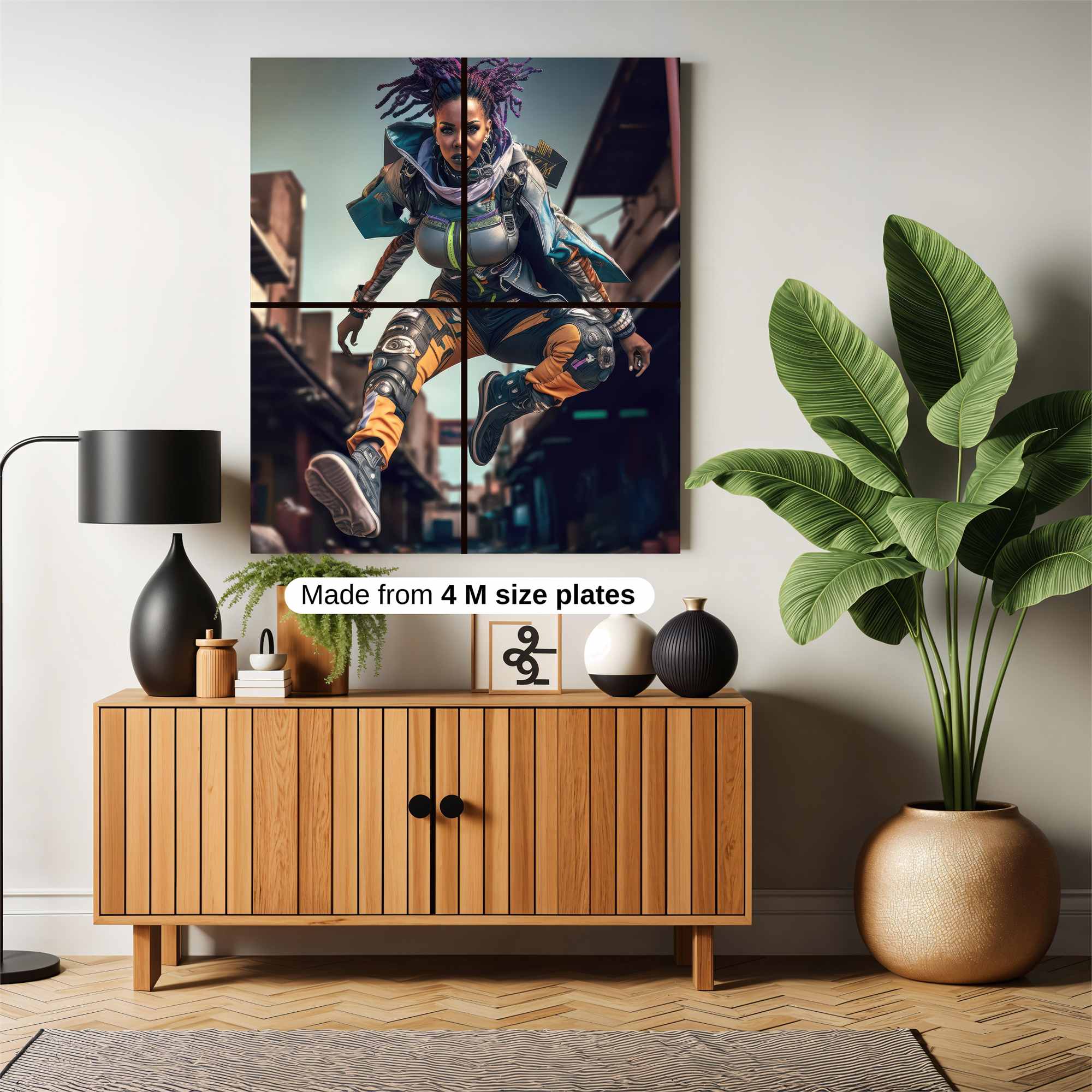 Cyberpunk Rebel Safe Wall Magnetic / M