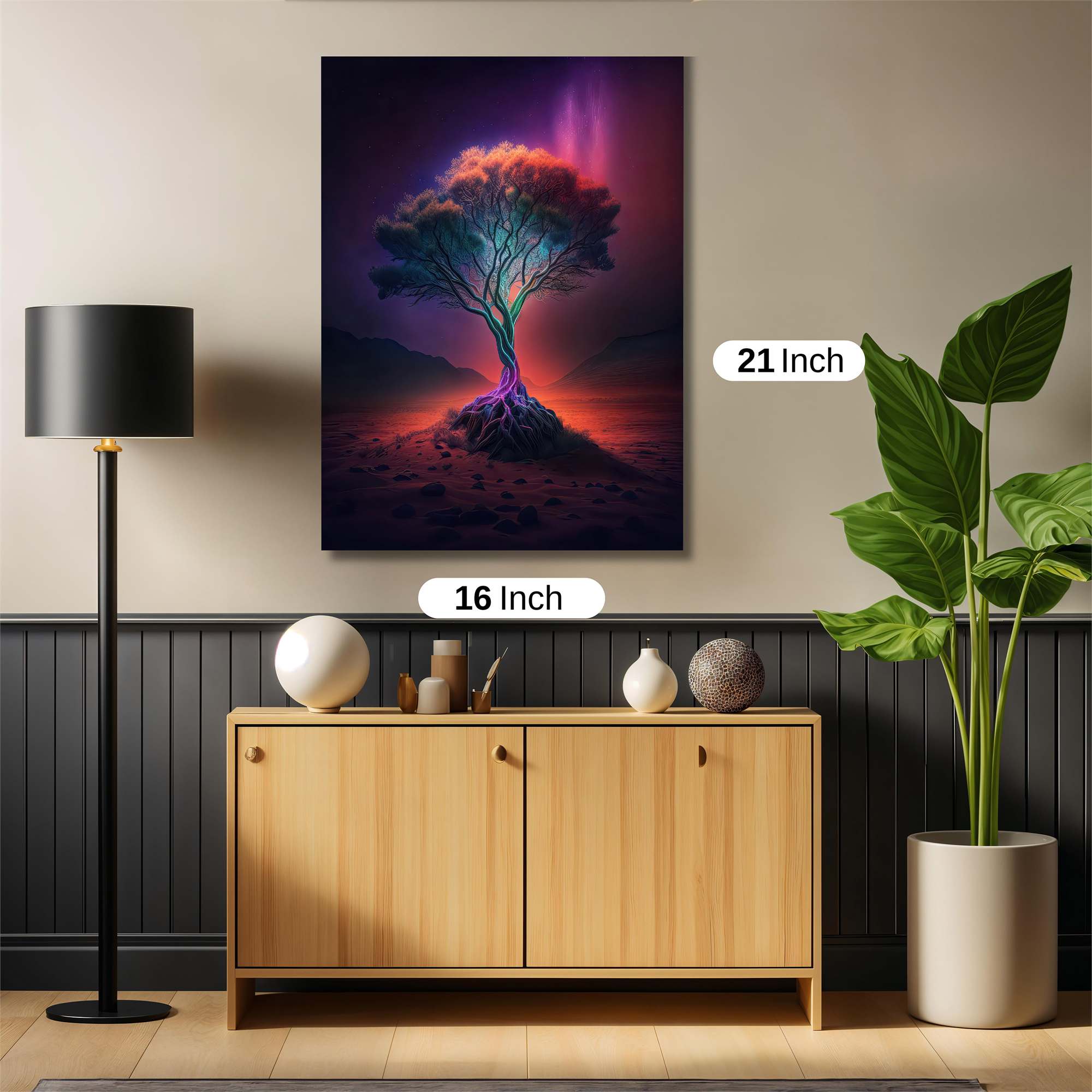 Aurora Tree Safe Wall Magnetic / M