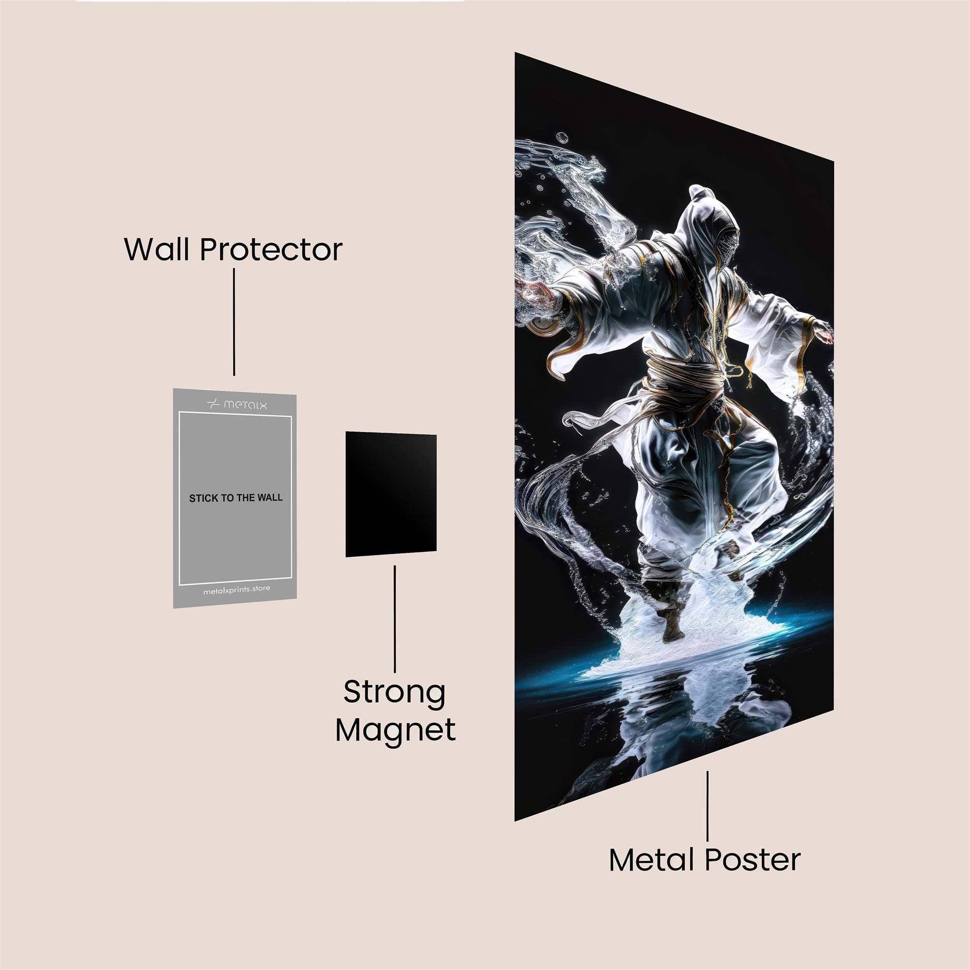 Water Warrior Safe Wall Magnetic / M