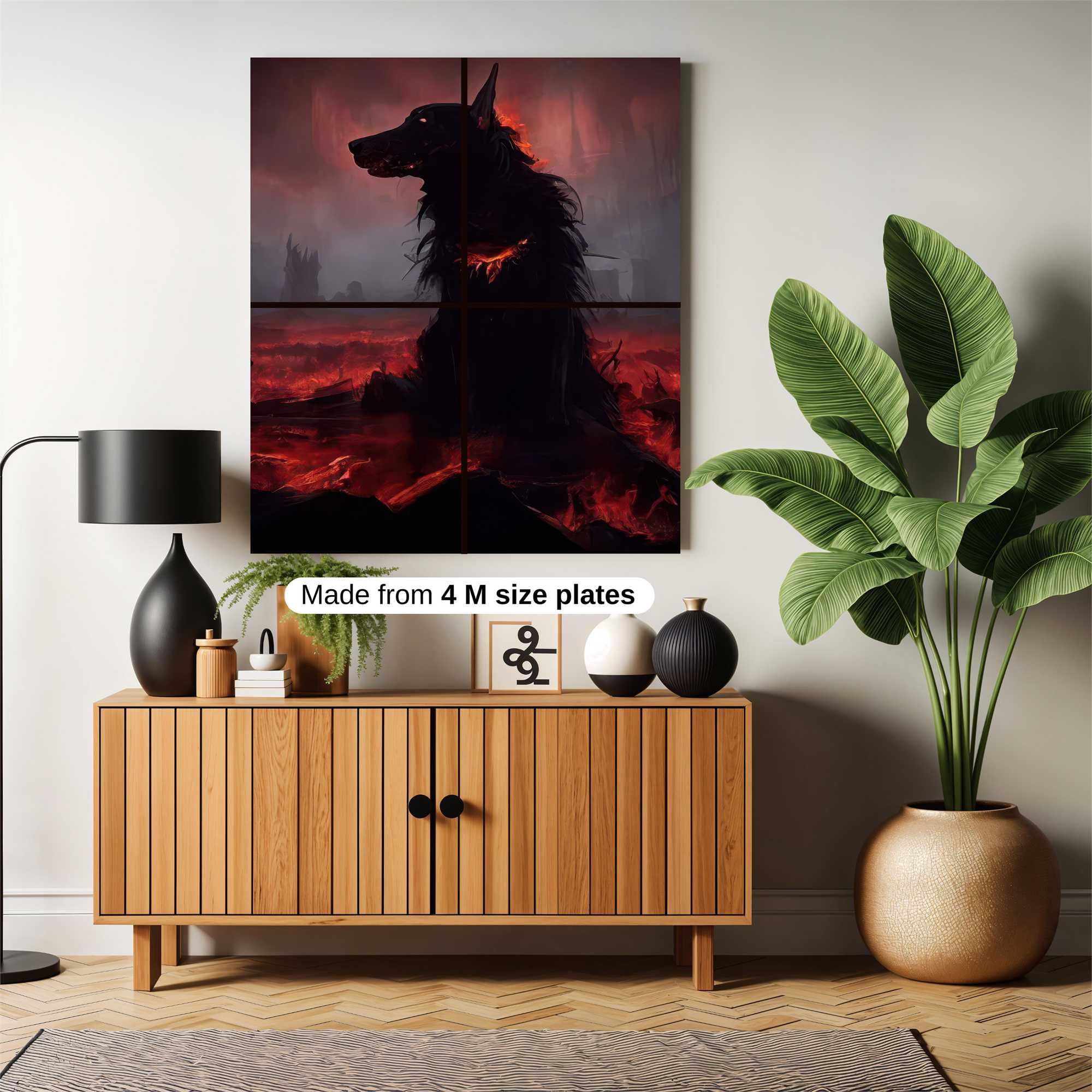 Hellhound Torment Safe Wall Magnetic / M