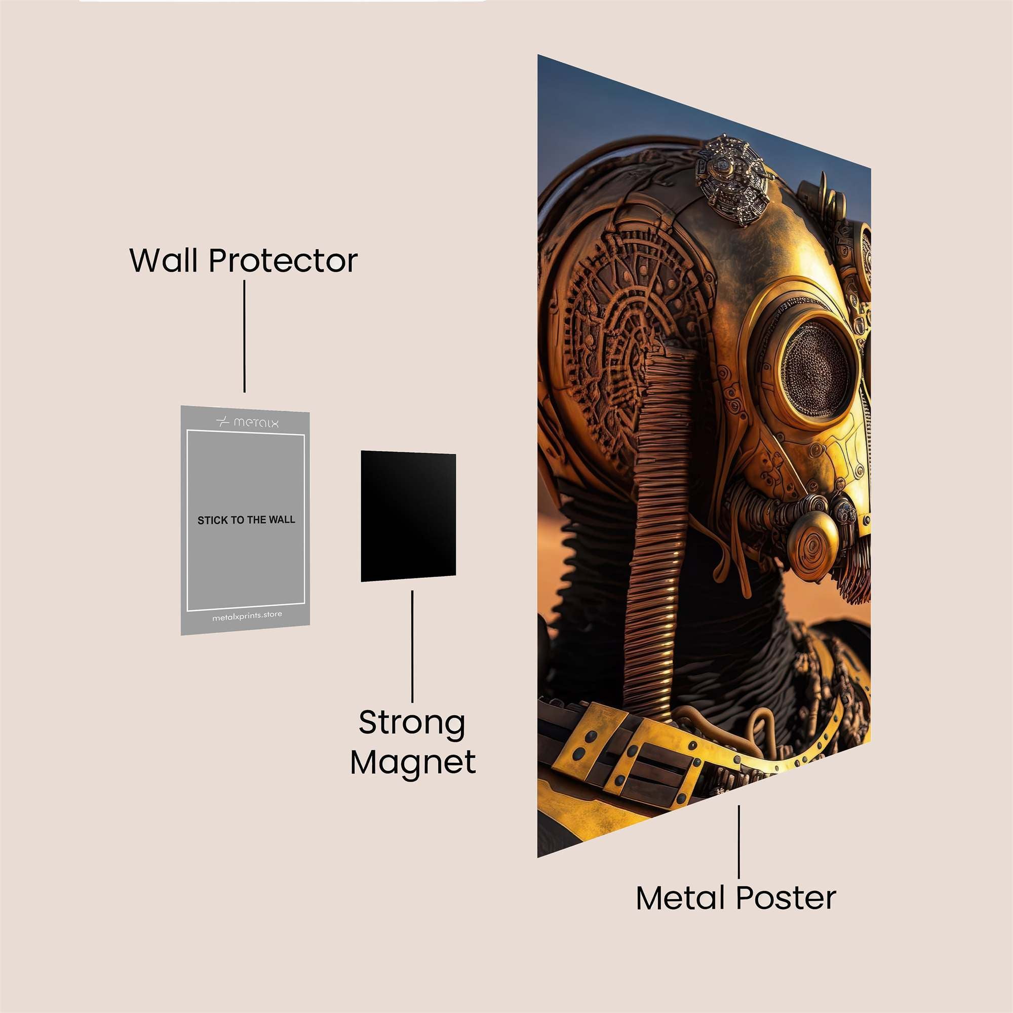 C-3PO Majestic Safe Wall Magnetic / M