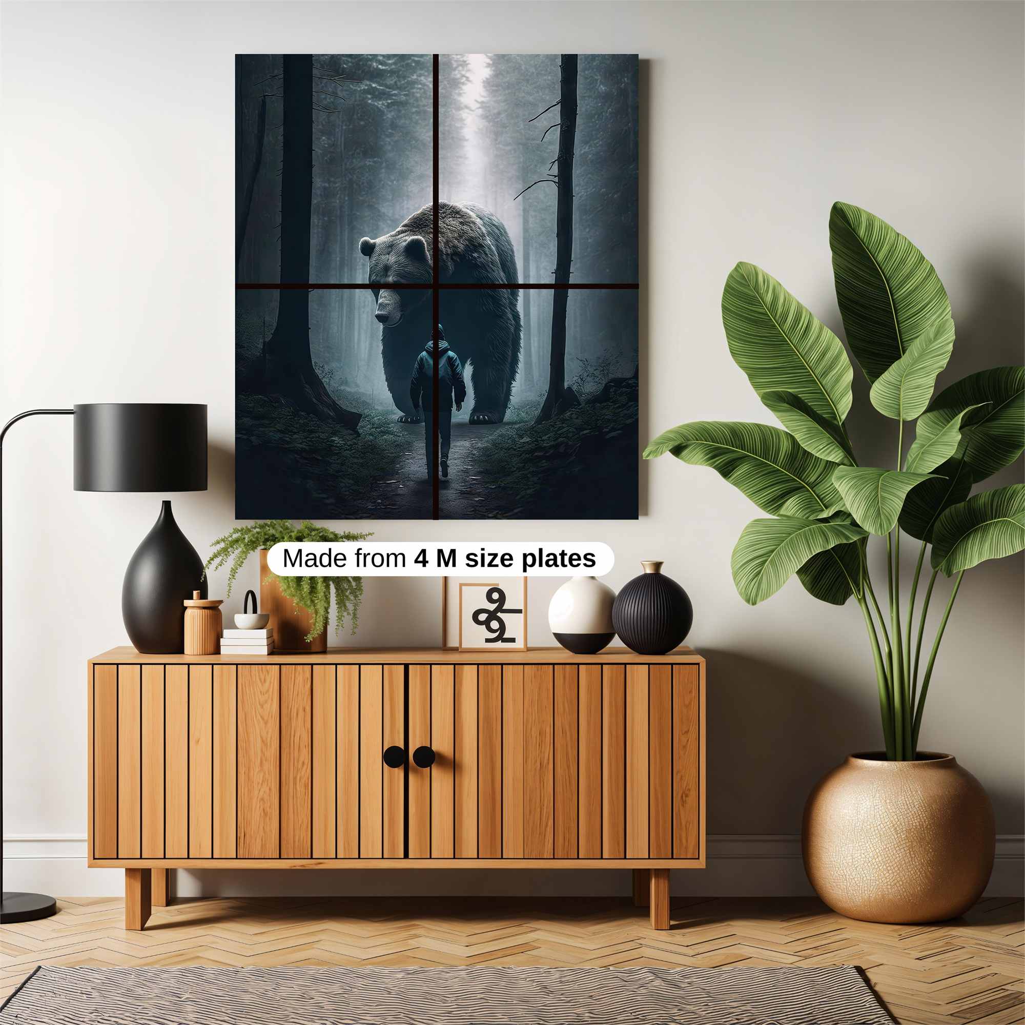 Bear Enigma Safe Wall Magnetic / M