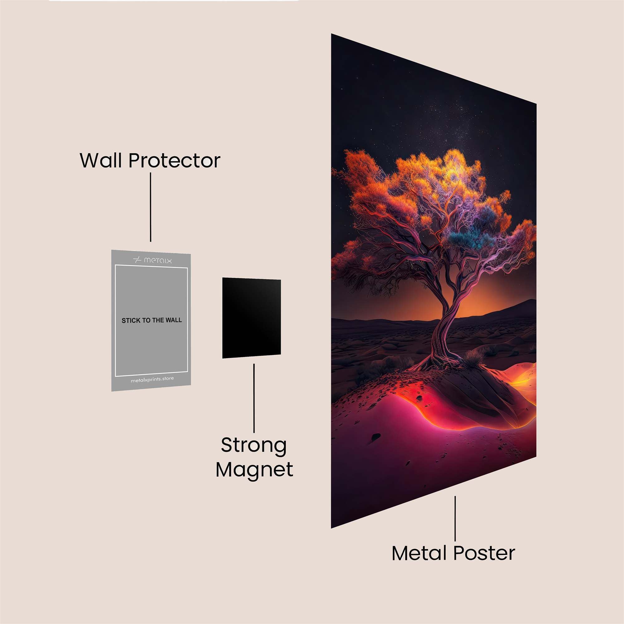 Glowtree Radiant Safe Wall Magnetic / M
