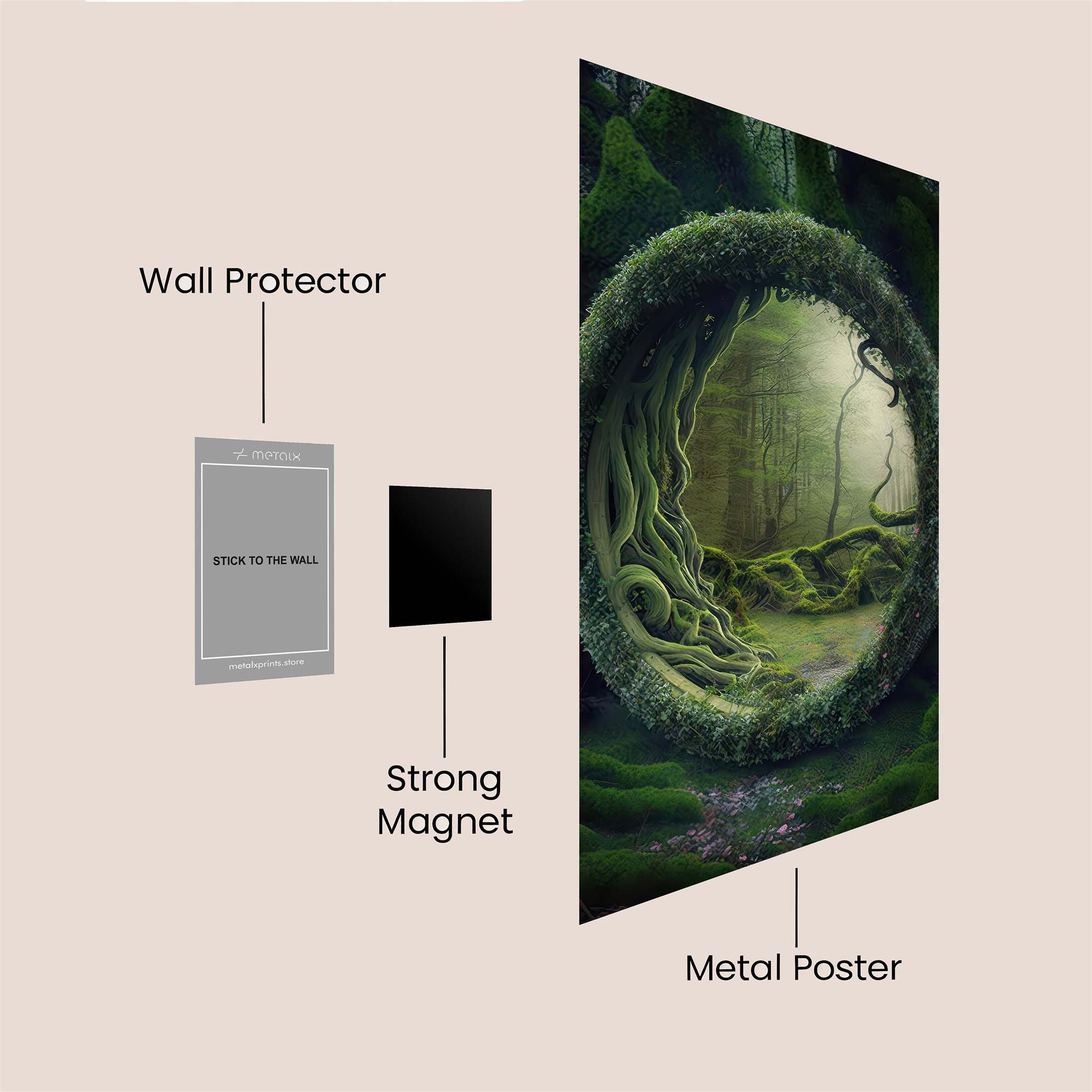 Forest Enchantment Safe Wall Magnetic / M