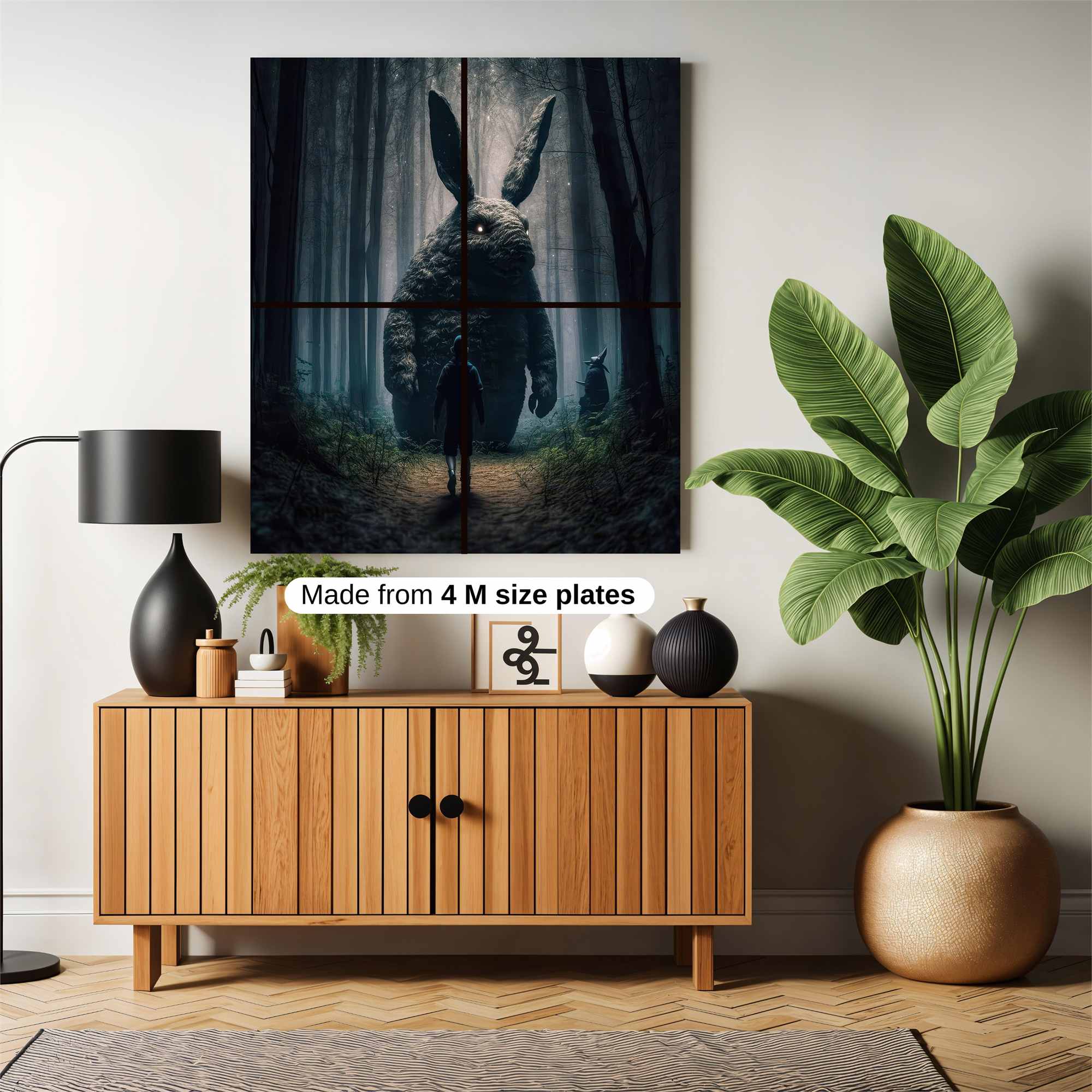 Bunny Dread Safe Wall Magnetic / M