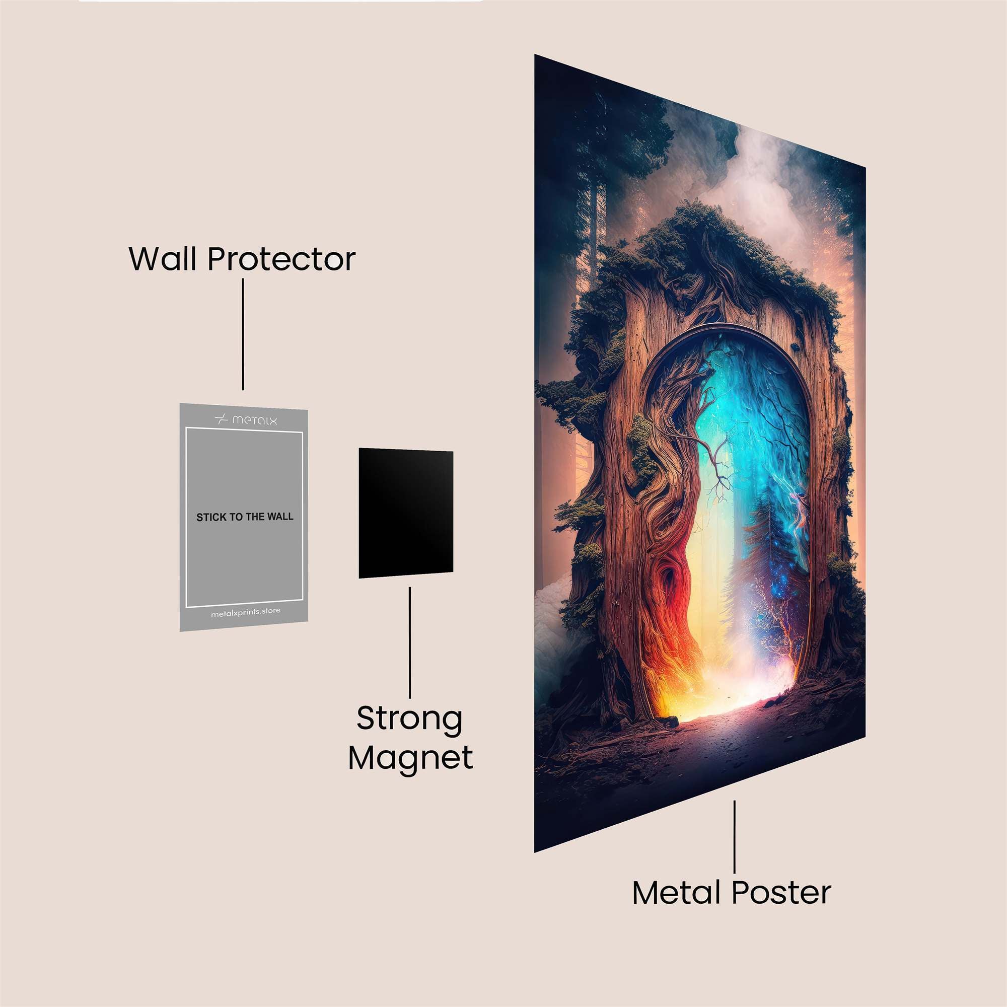 Portal Enigma Safe Wall Magnetic / M
