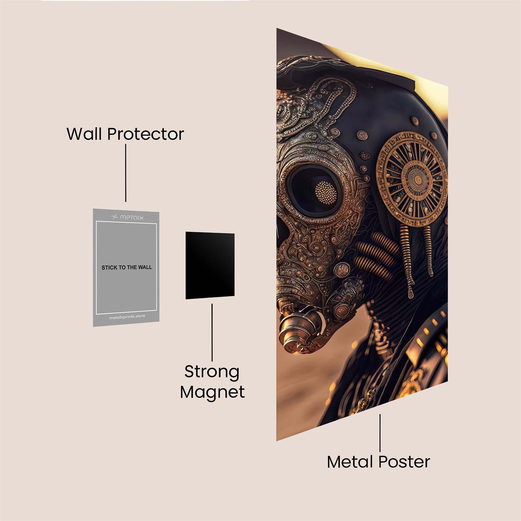 Nomad Elegance Safe Wall Magnetic / M