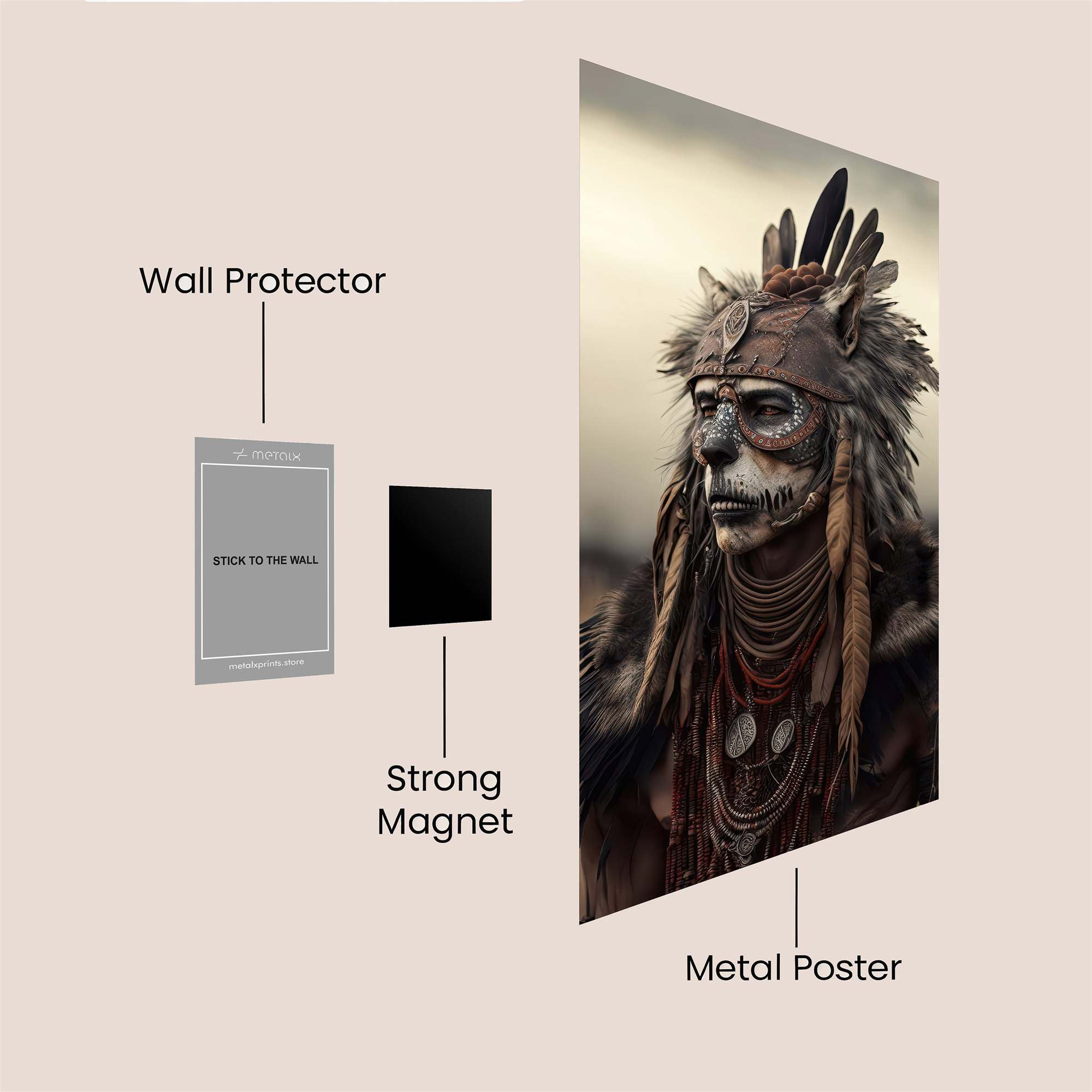 Warrior Serenity Safe Wall Magnetic / M