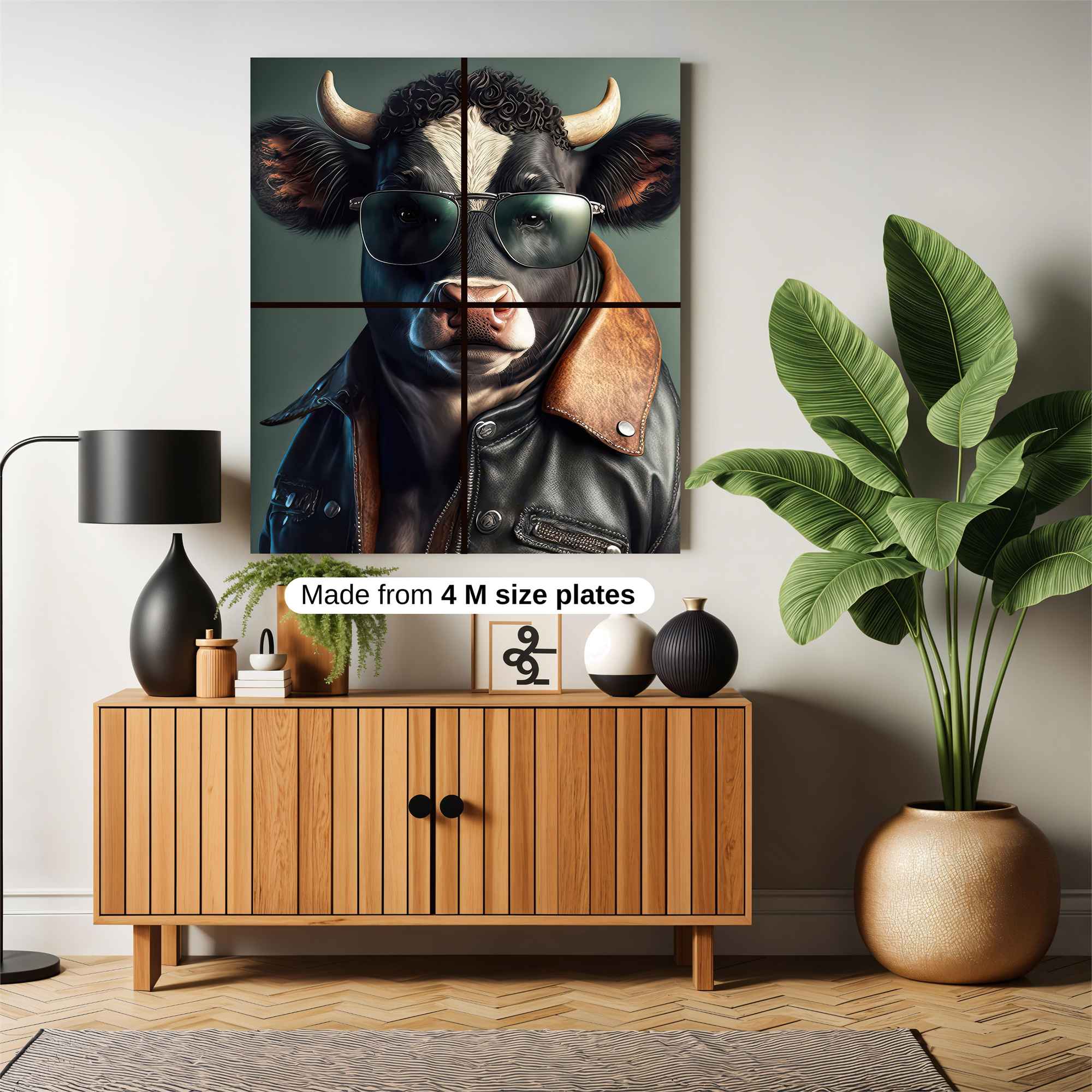 Cow Rebel Safe Wall Magnetic / M