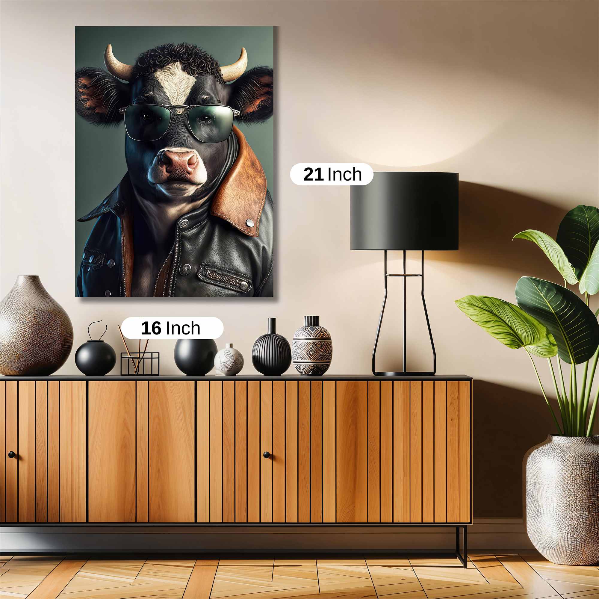 Cow Rebel Safe Wall Magnetic / M