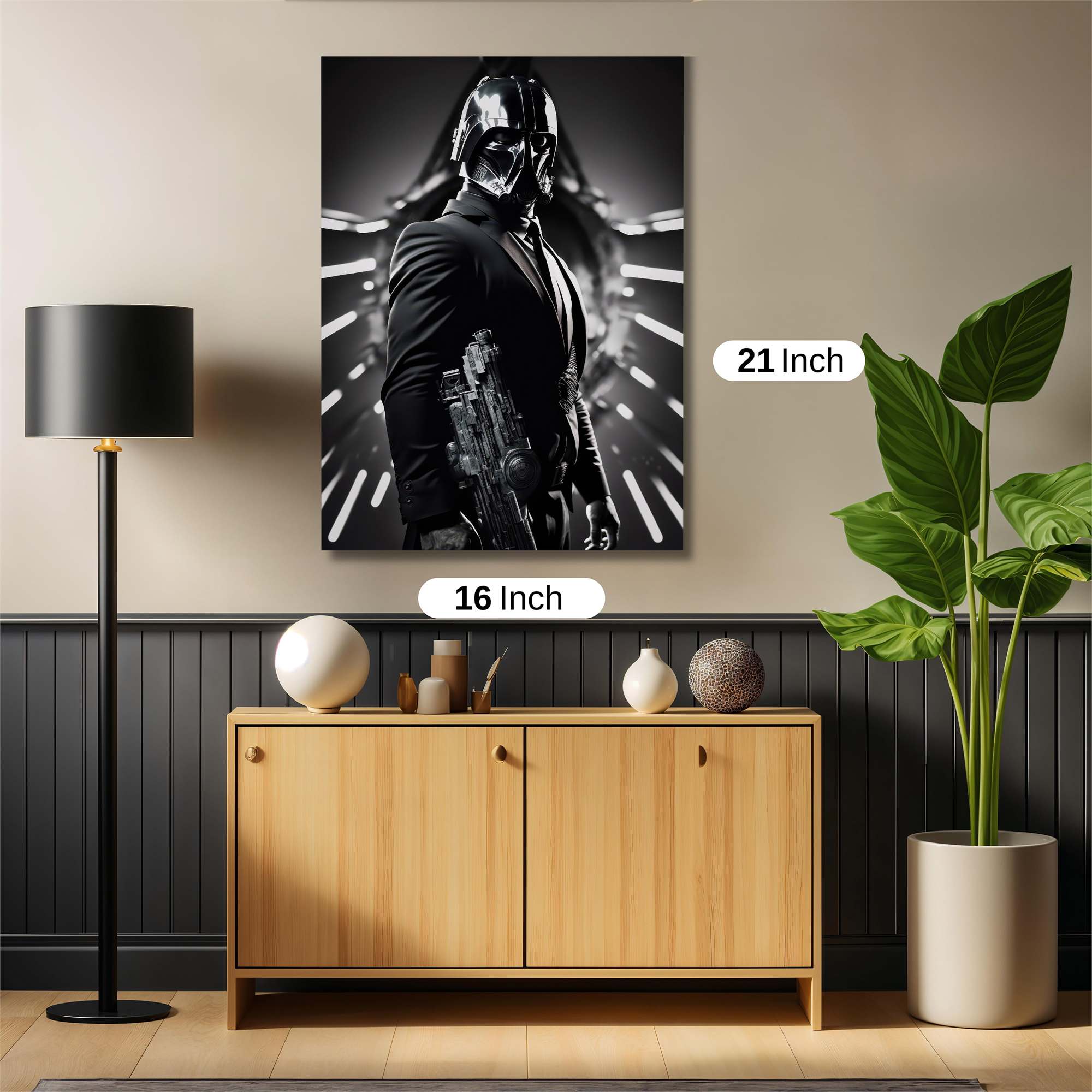 Vader Elegant Safe Wall Magnetic / M