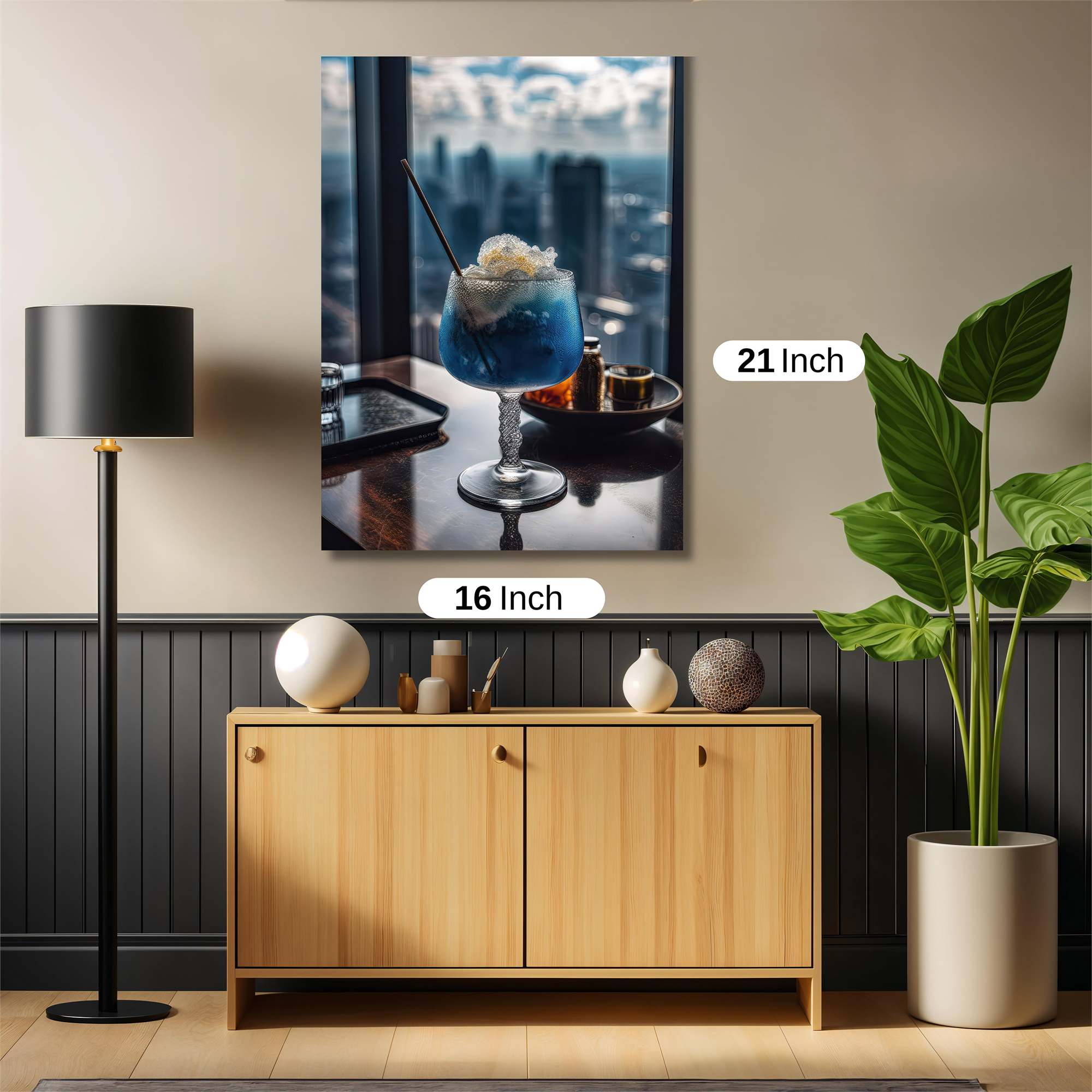 Skyline Serenity Safe Wall Magnetic / M