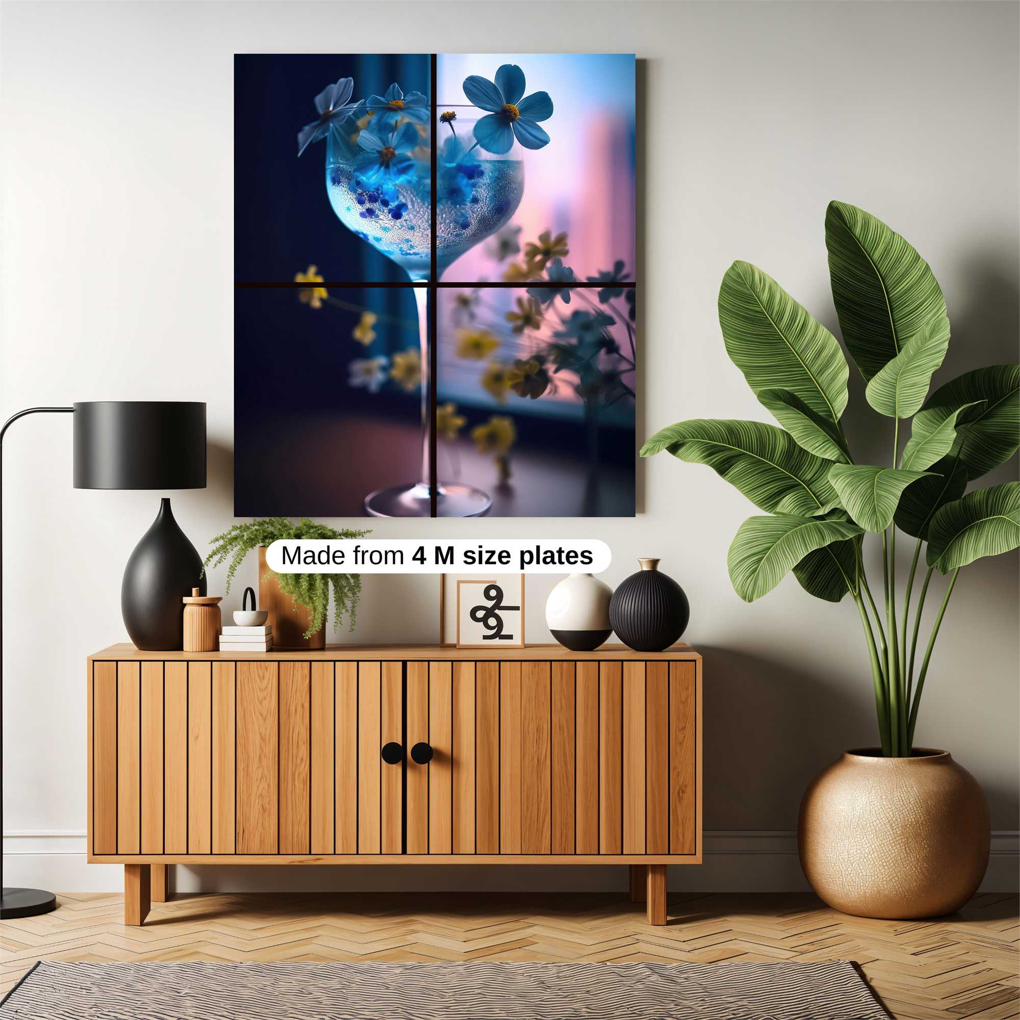 Floral Elegance Safe Wall Magnetic / M