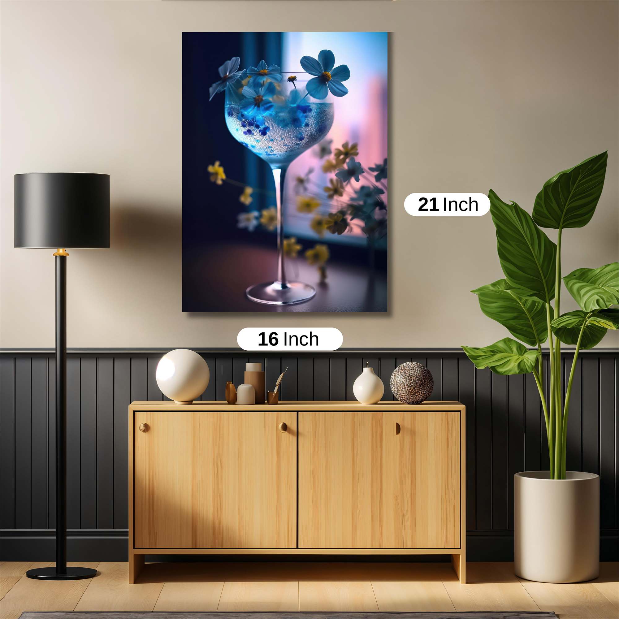 Floral Elegance Safe Wall Magnetic / M